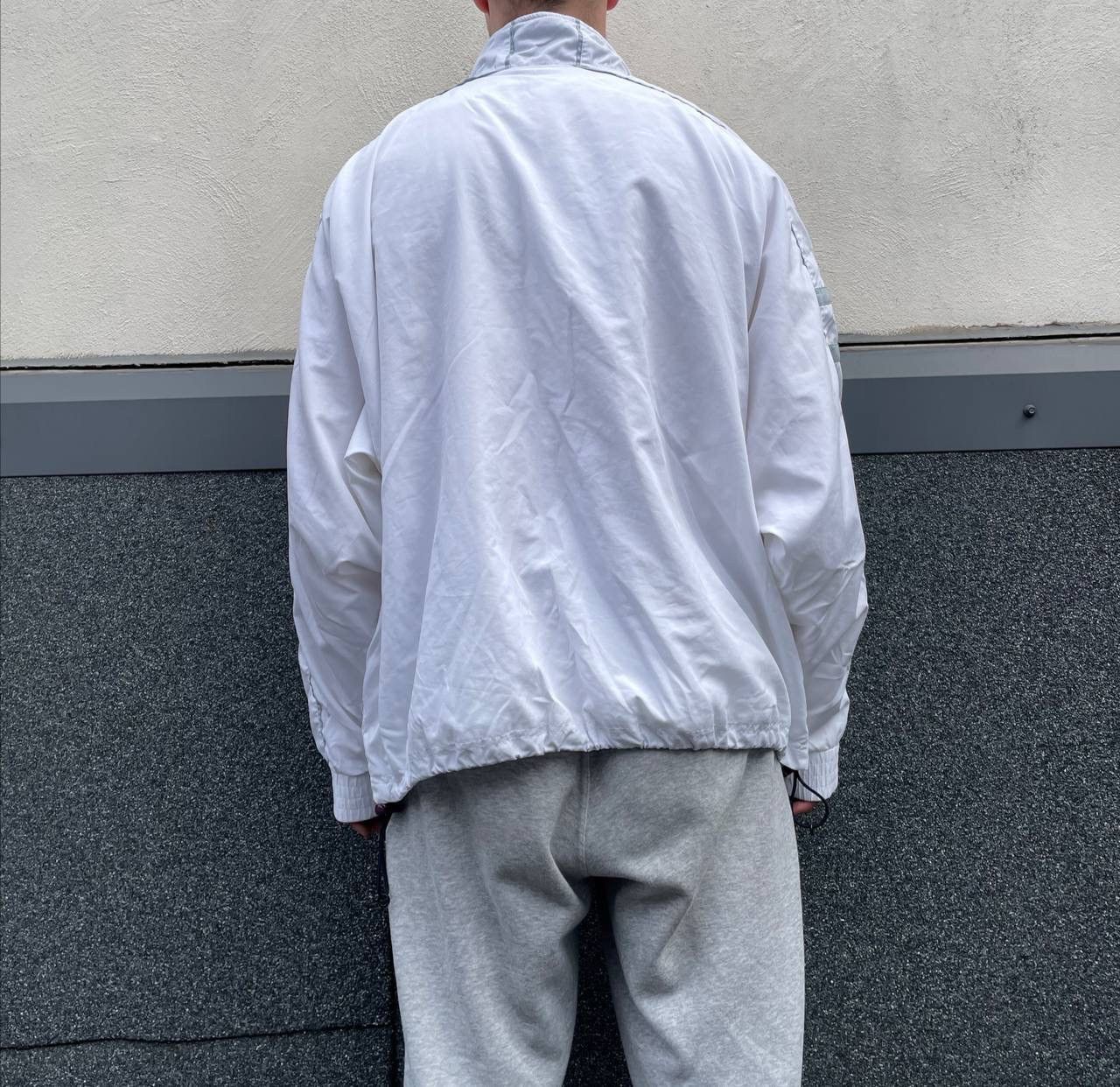 Fred Perry × Vintage White Fred Perry Spellout Logo Anorak Jacket XL Size US XL / EU 56 / 4 - 6 Thumbnail