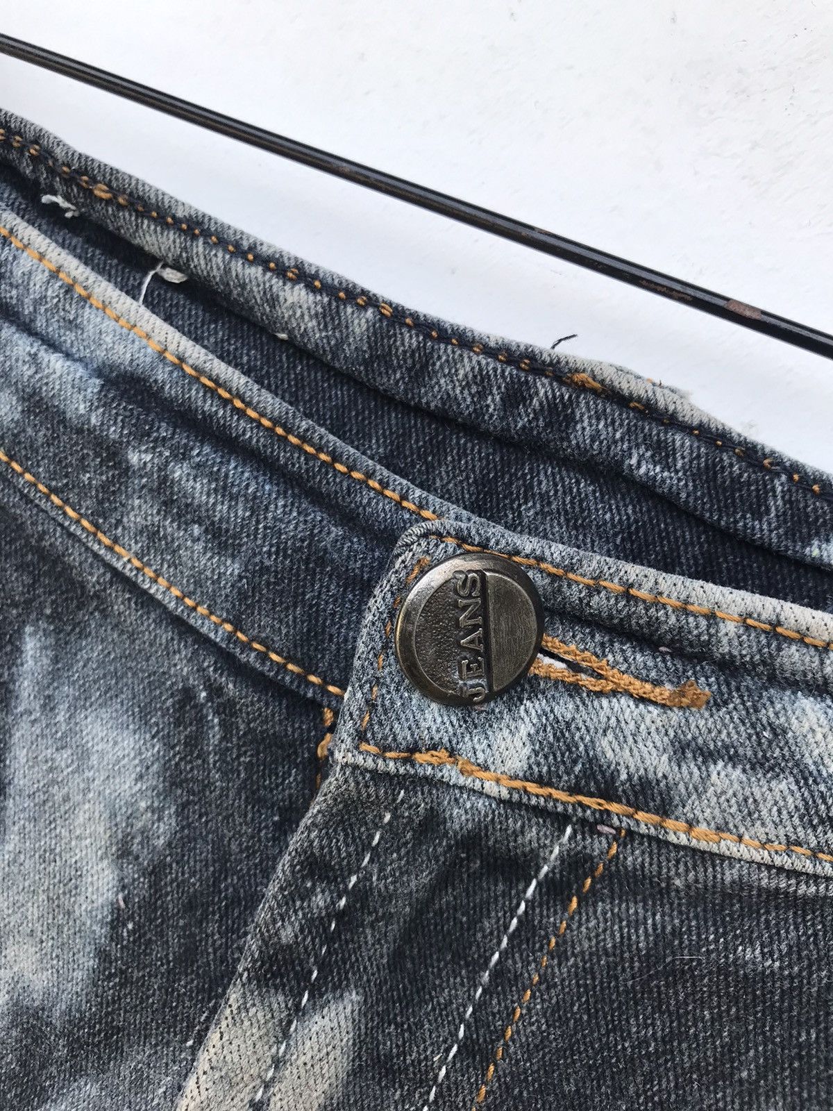 If Six Was Nine × Japanese Brand × Vintage Vintage Carnaby Asid Wash Sukajan Jeans Size 35" - 7 Thumbnail