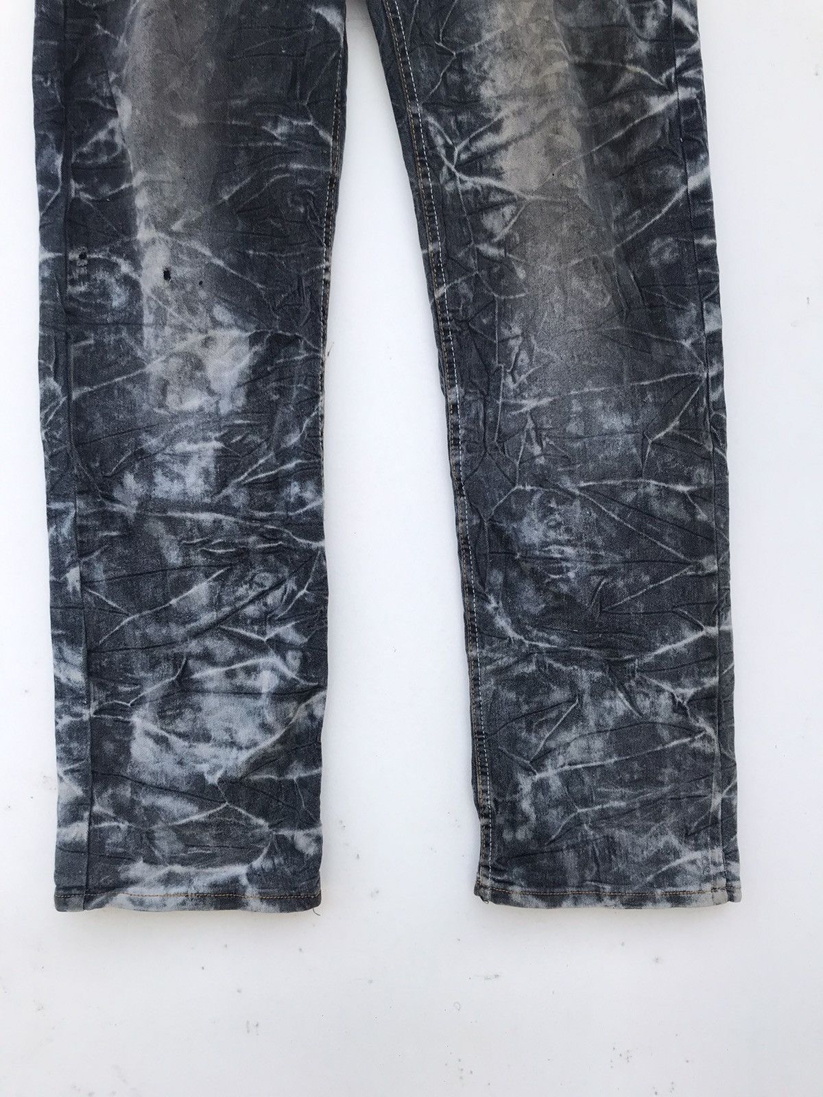 If Six Was Nine × Japanese Brand × Vintage Vintage Carnaby Asid Wash Sukajan Jeans Size 35" - 6 Thumbnail