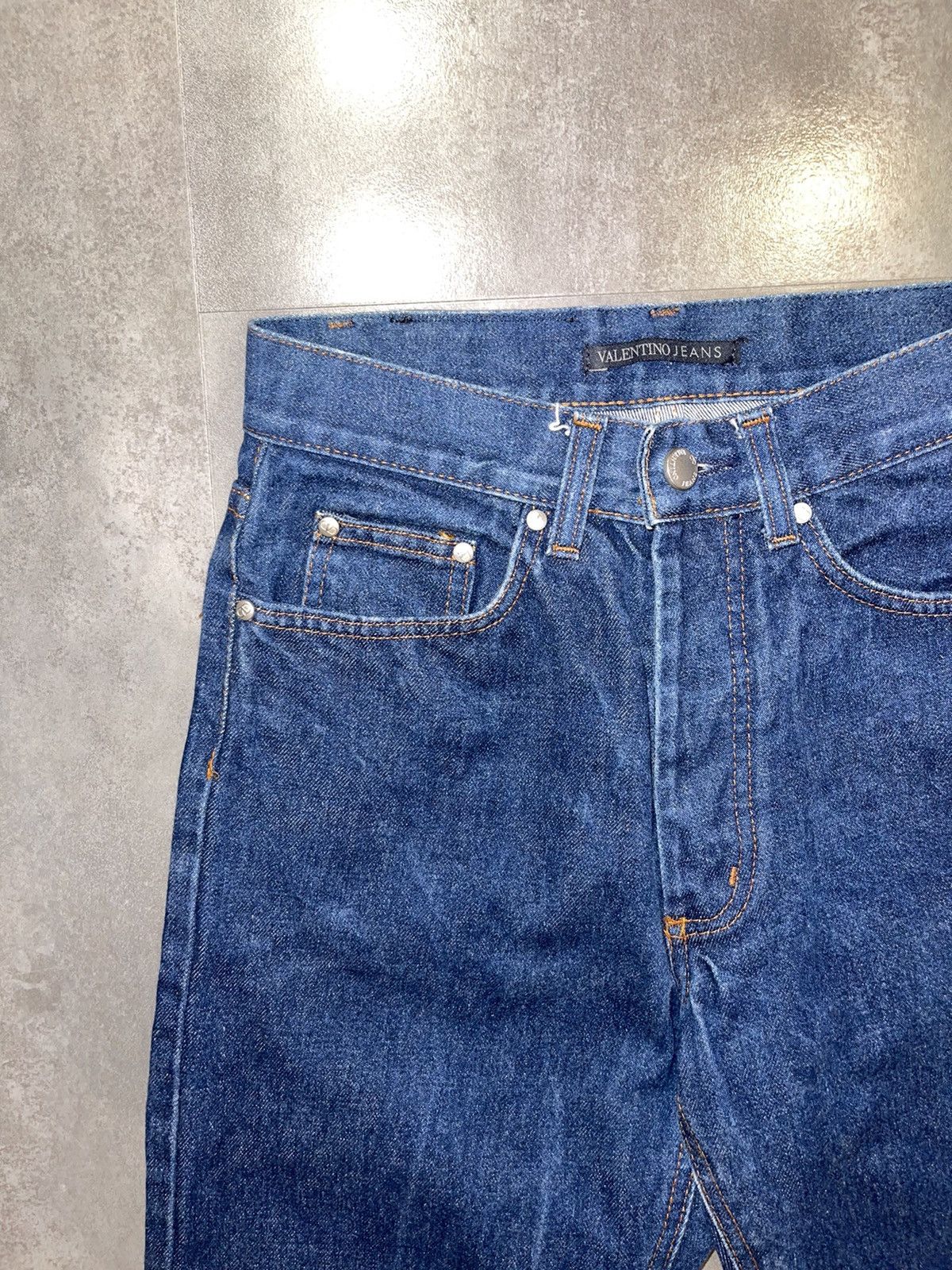 Valentino Valentino Jeans High Rise Indigo Denim Pants Size 30" / US 8 / IT 44 - 7 Thumbnail