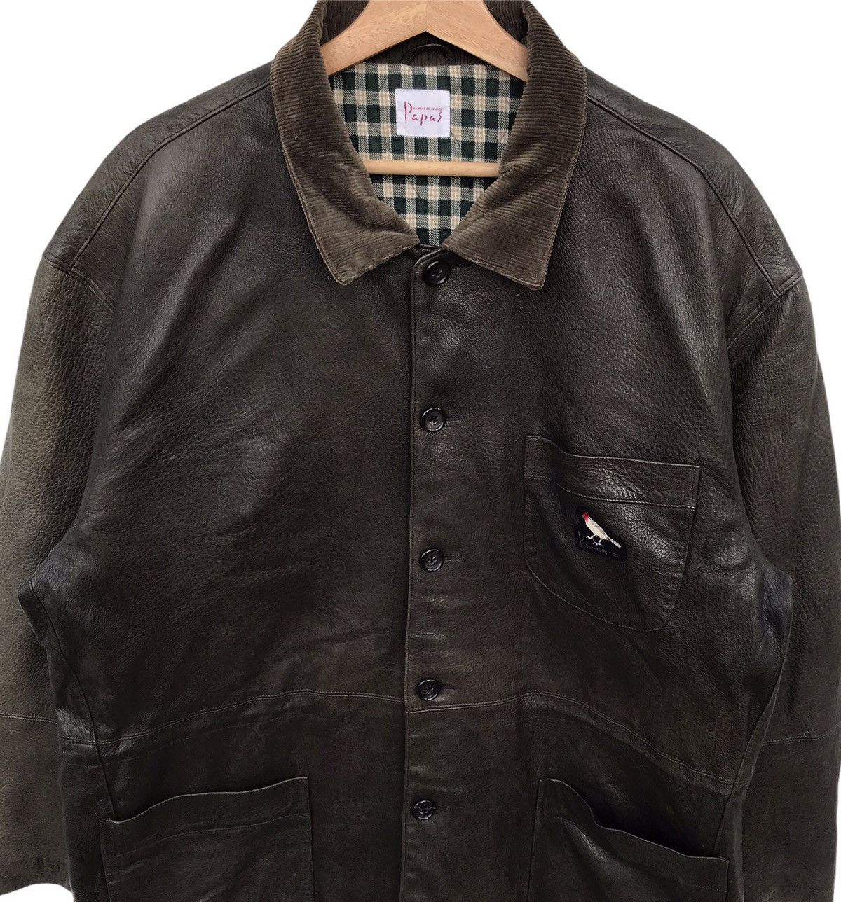 Vintage Vintage Papas Maniere De Heming Deerskin Leather Jacket Size US L / EU 52-54 / 3 - 4 Thumbnail