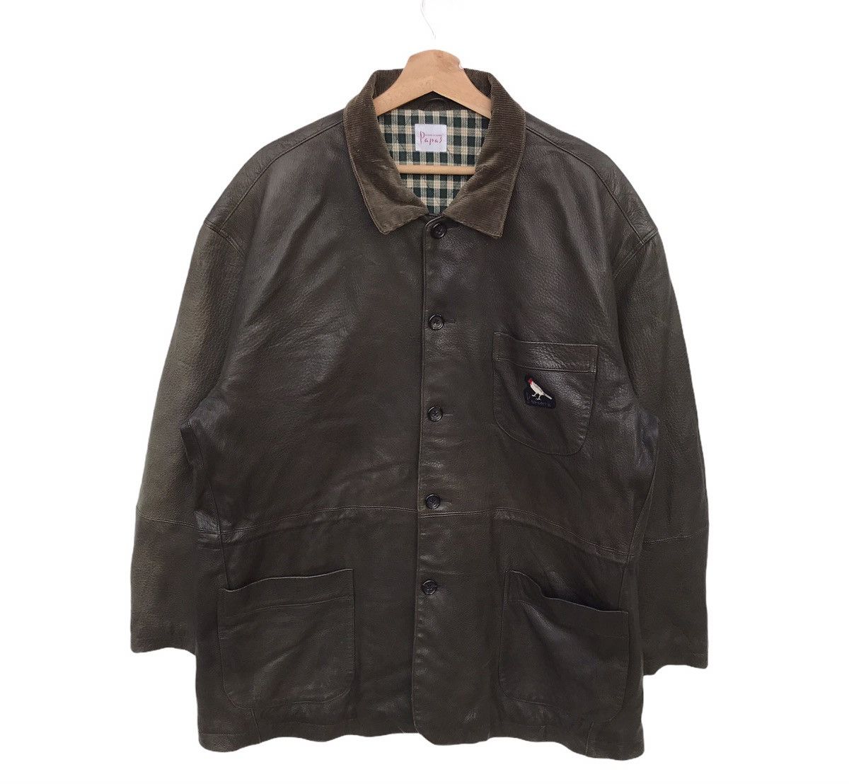 Vintage Vintage Papas Maniere De Heming Deerskin Leather Jacket Size US L / EU 52-54 / 3 - 1 Thumbnail