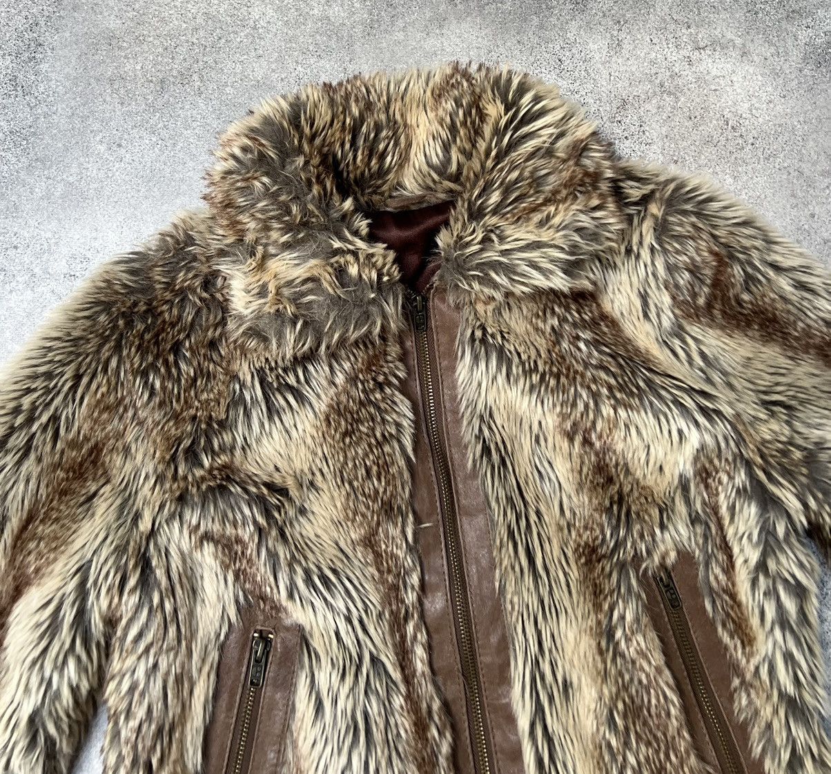 20471120 × If Six Was Nine × Japanese Brand Vintage Japanese fake fur cropped jacket Size S / US 4 / IT 40 - 4 Thumbnail
