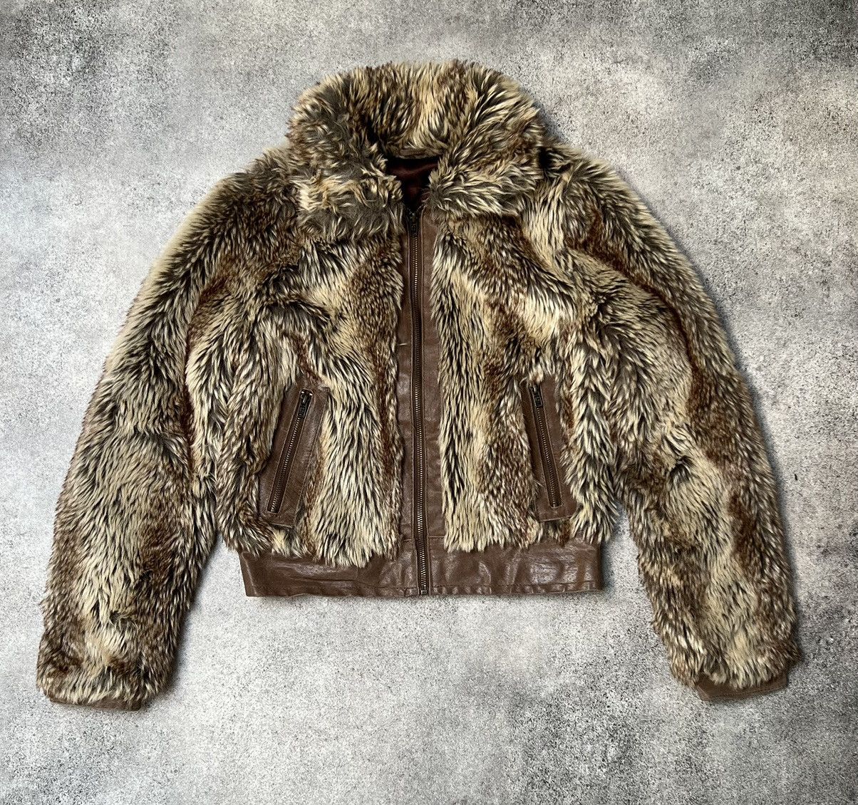 20471120 × If Six Was Nine × Japanese Brand Vintage Japanese fake fur cropped jacket Size S / US 4 / IT 40 - 1 Thumbnail