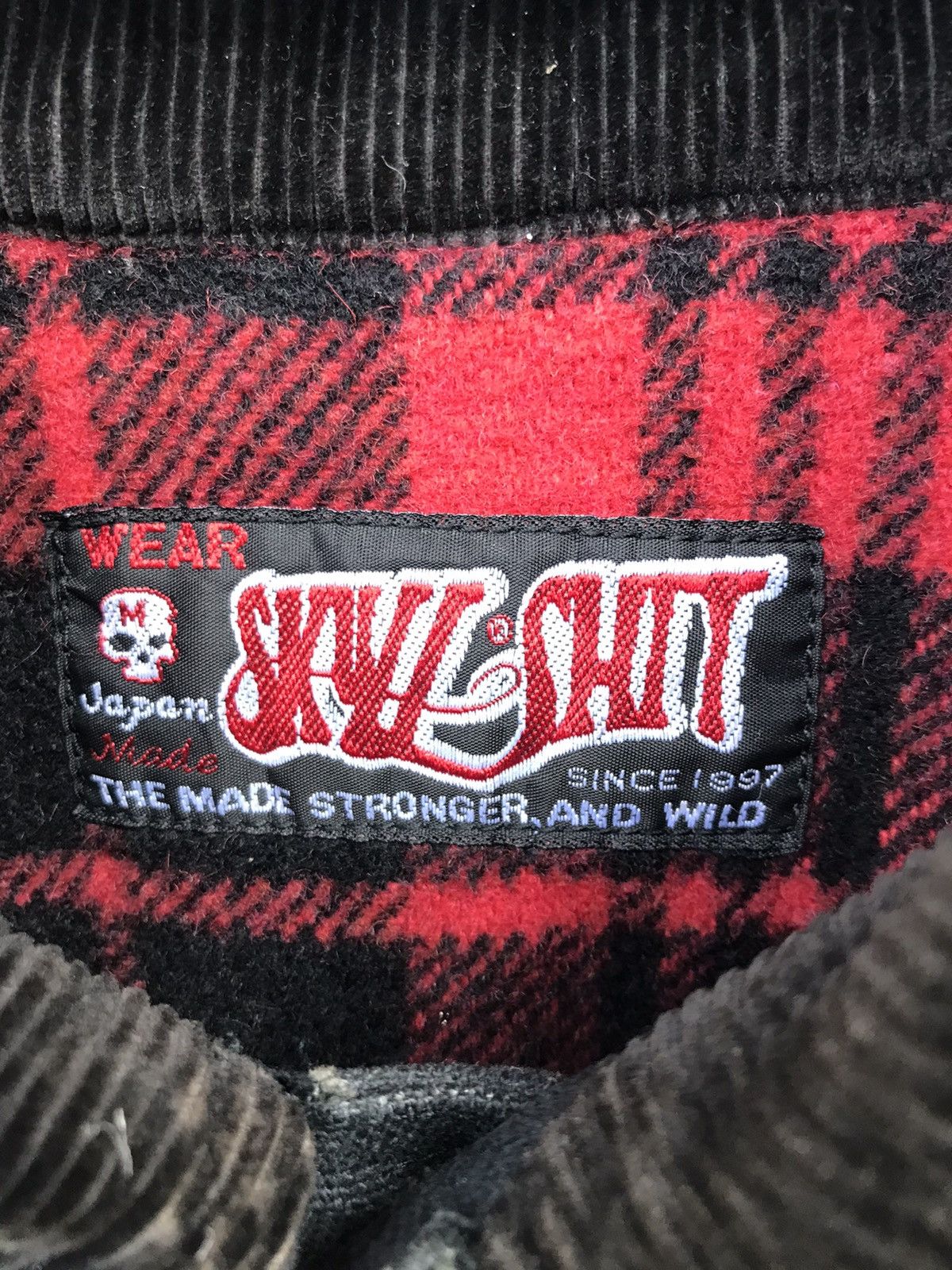 Vintage 🔥RARE🔥90s Skull Ship Hard Liner Denim Corduroy Collar Jacket Size US L / EU 52-54 / 3 - 2 Thumbnail