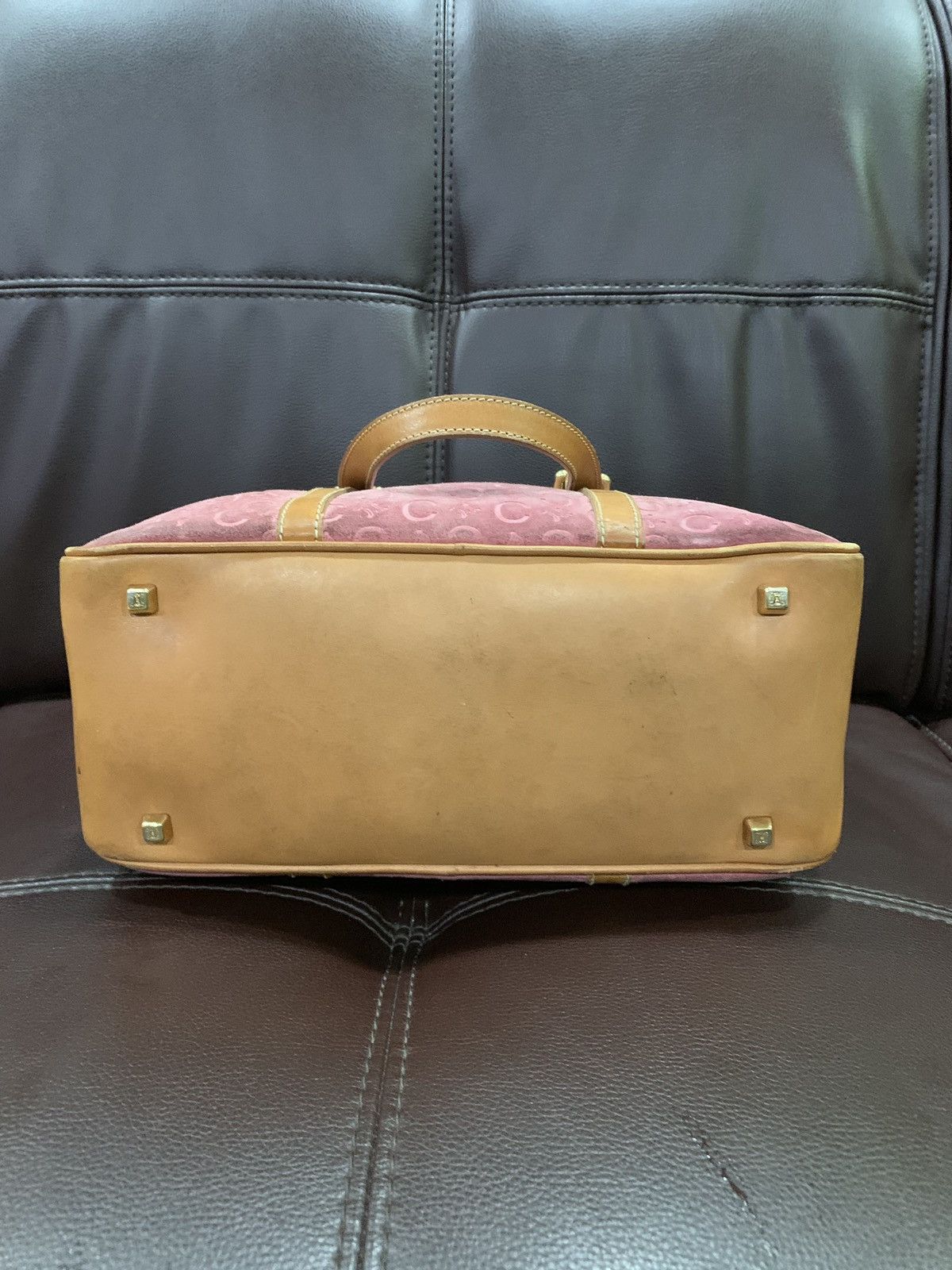 Celine Authentic Celine Vintage Handbag Mini Boston Bag Size ONE SIZE - 5 Thumbnail