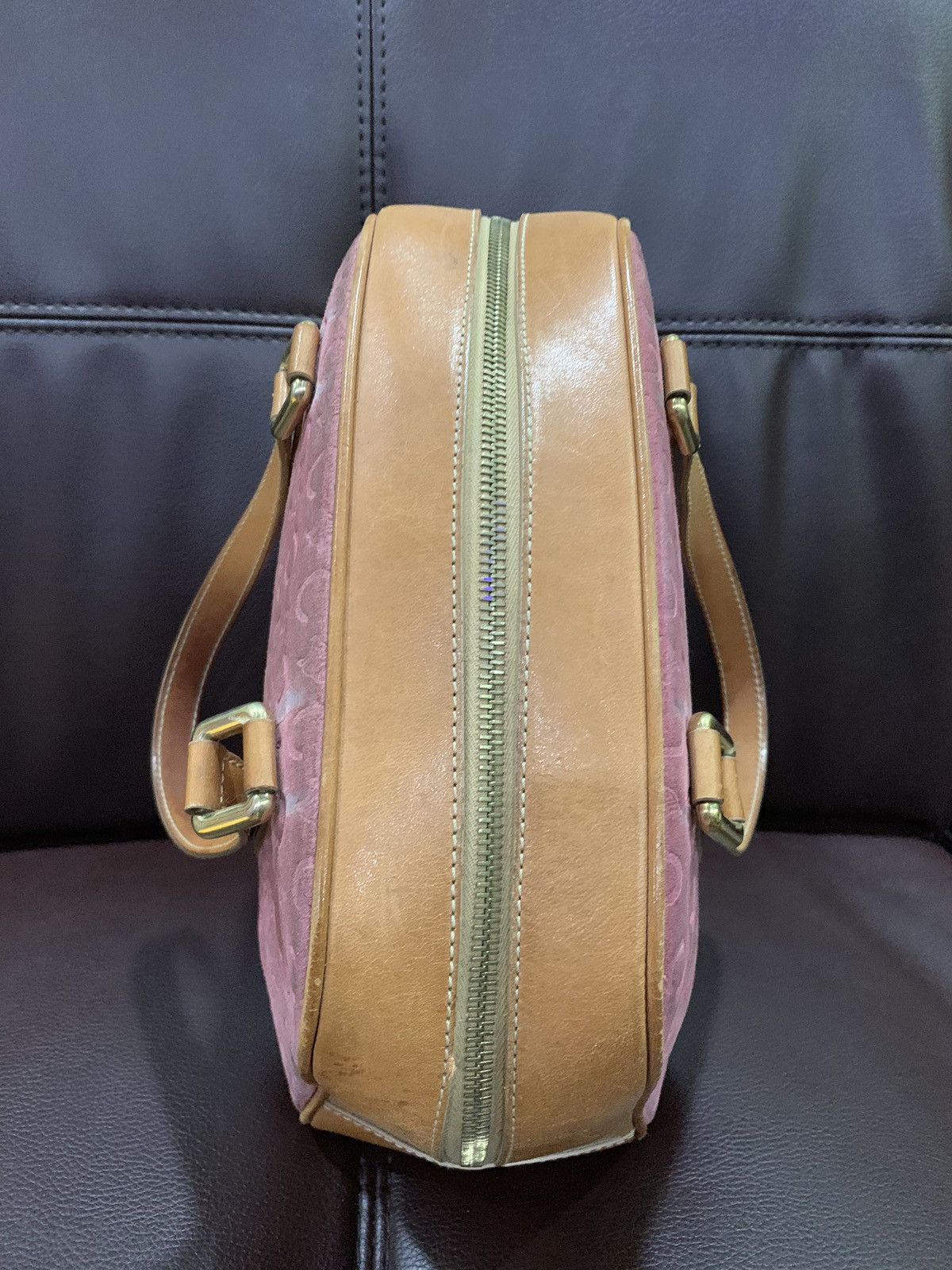 Celine Authentic Celine Vintage Handbag Mini Boston Bag Size ONE SIZE - 9 Thumbnail