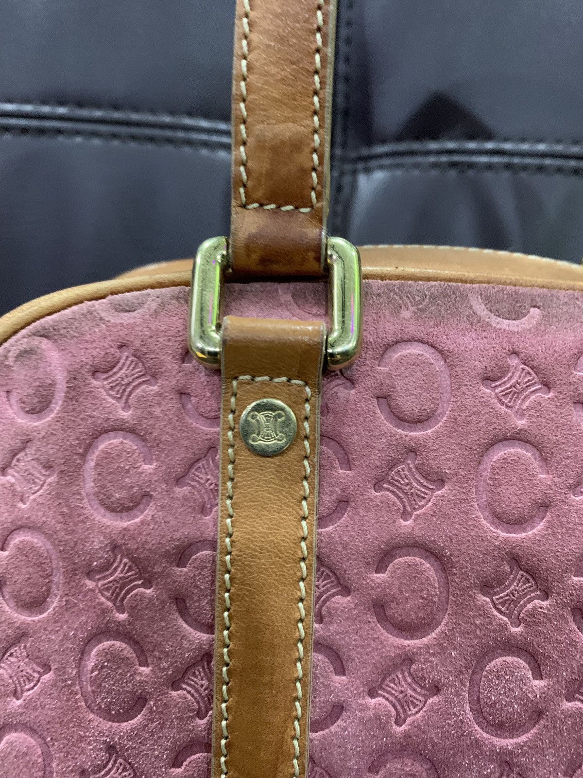 Celine Authentic Celine Vintage Handbag Mini Boston Bag Size ONE SIZE - 10 Thumbnail