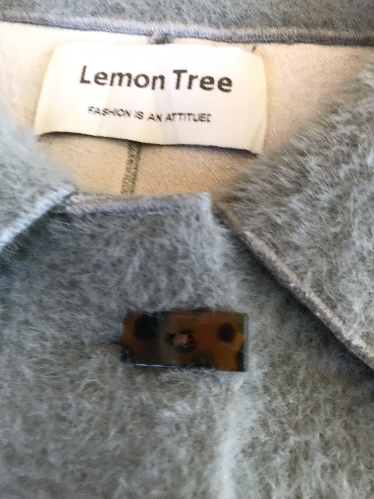 Japanese Brand Lemon Tree Japan Shaggy Fleece Mohair Style Long Coat Jacket Size US M / EU 48-50 / 2 - 3 Thumbnail