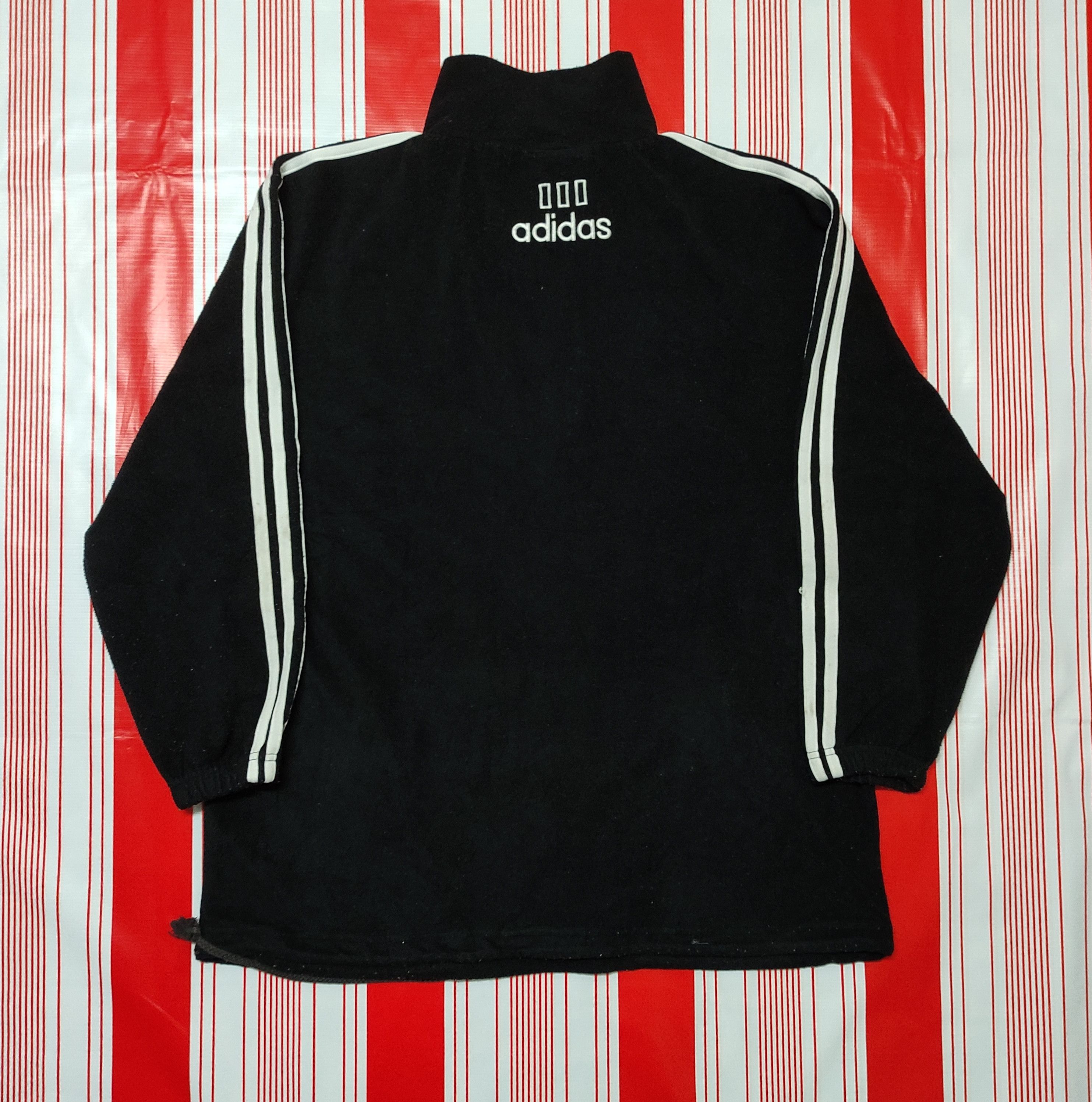 Adidas × Vintage Vtg Adidas Embroidery big Logo Sweater Size US XL / EU 56 / 4 - 2 Thumbnail
