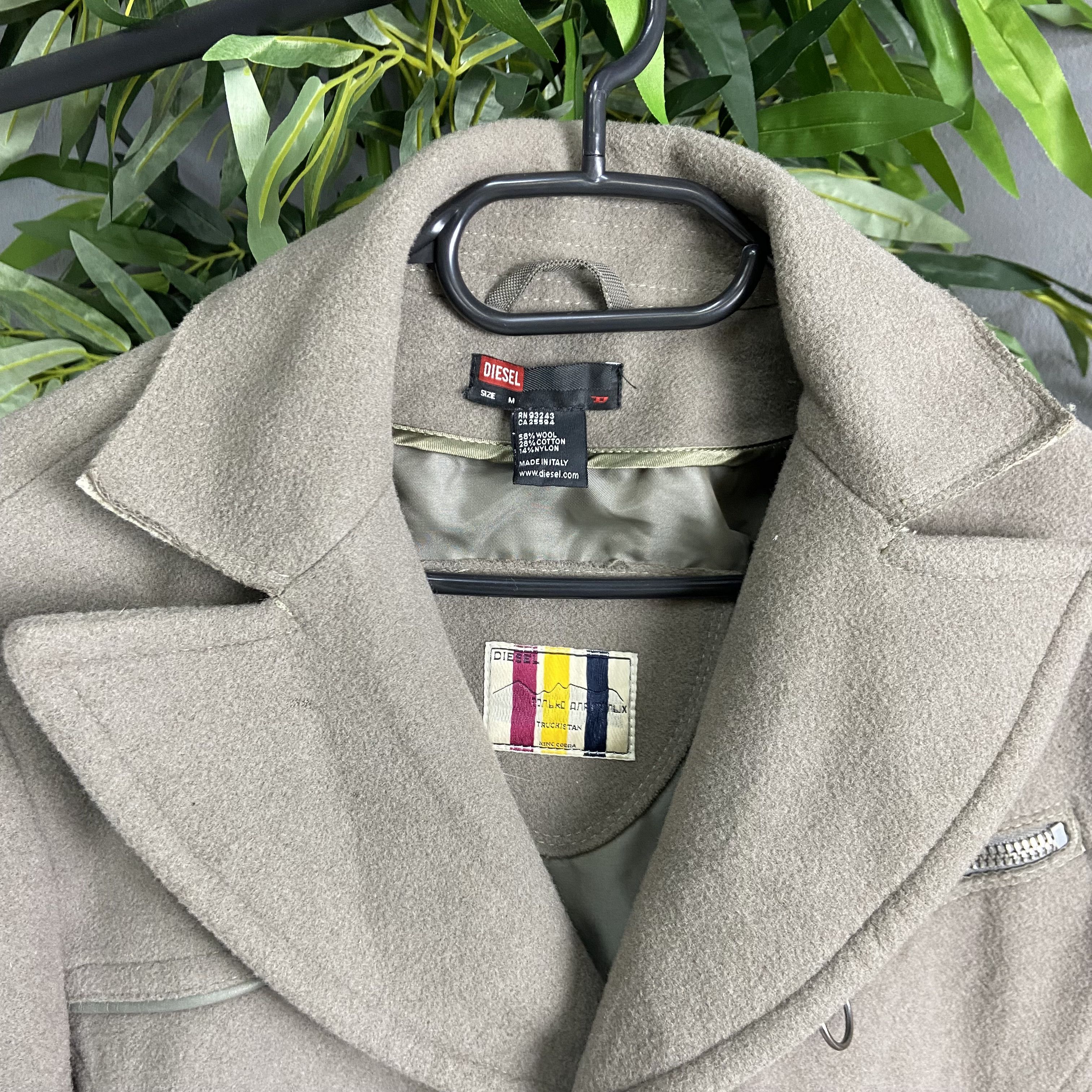 Diesel ARCHIVE DIESEL WOOL COAT Size US L / EU 52-54 / 3 - 3 Thumbnail