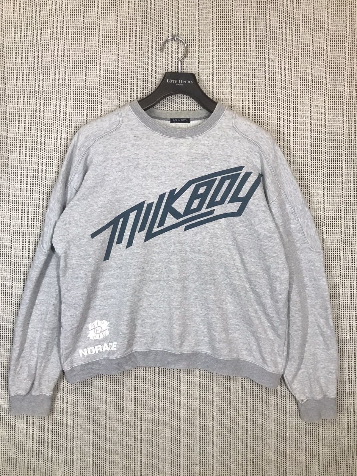 20471120 × Beauty Beast × Japanese Brand 🔥STEALS🔥VINTAGE 90s MILKBOY SWEATSHIRT SPELLOUT DISTRESSED Size US XL / EU 56 / 4 - 2 Thumbnail