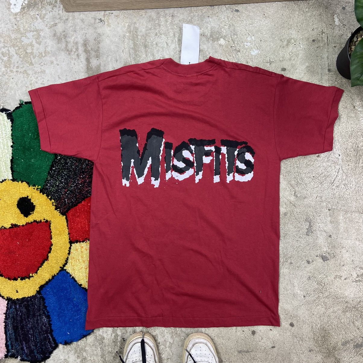 Band Tees 1990s MISFITS CRIMSON GHOST VINTAGE SINGLE STITCH TEE № 541 Size US XL / EU 56 / 4 - 2 Thumbnail