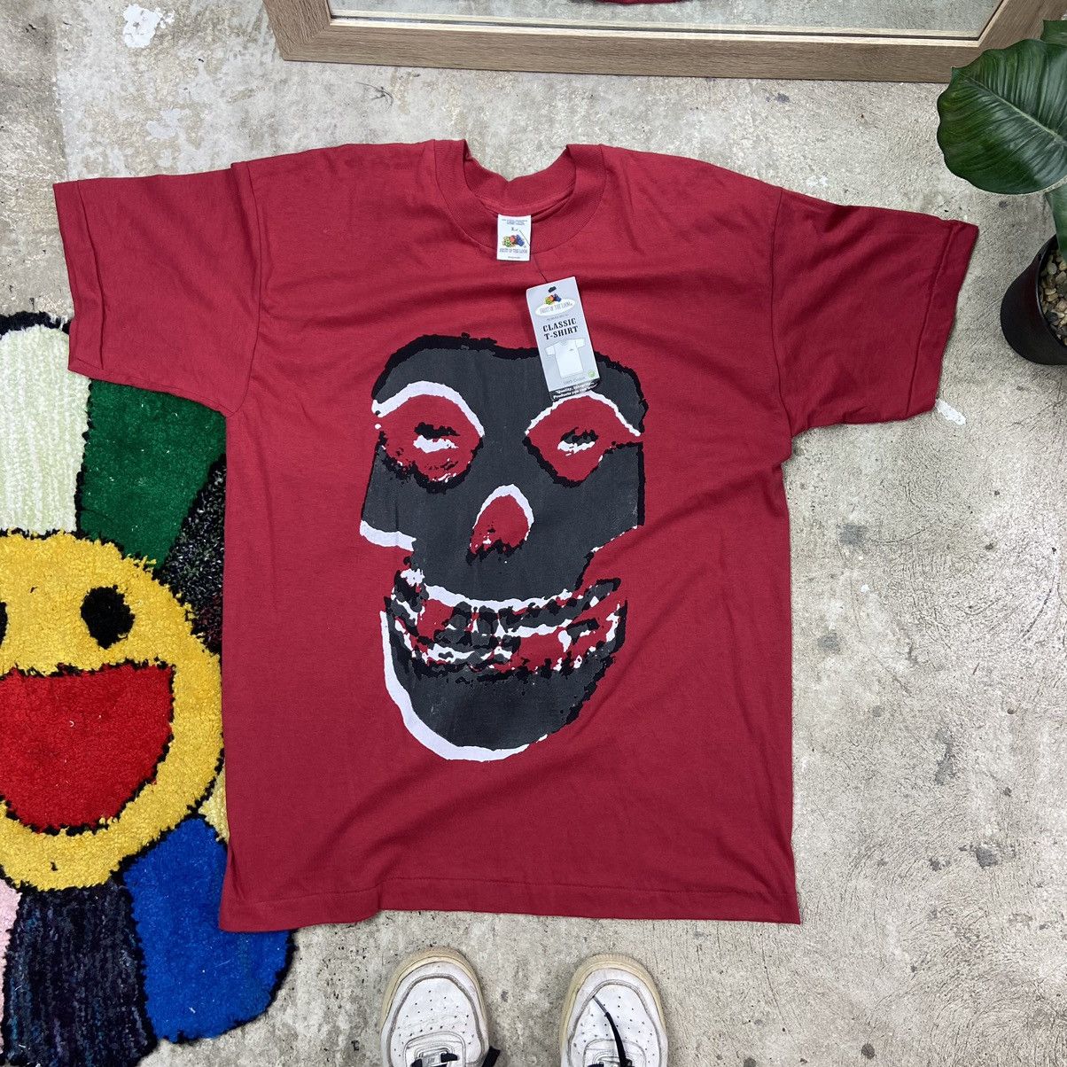 Band Tees 1990s MISFITS CRIMSON GHOST VINTAGE SINGLE STITCH TEE № 541 Size US XL / EU 56 / 4 - 3 Thumbnail