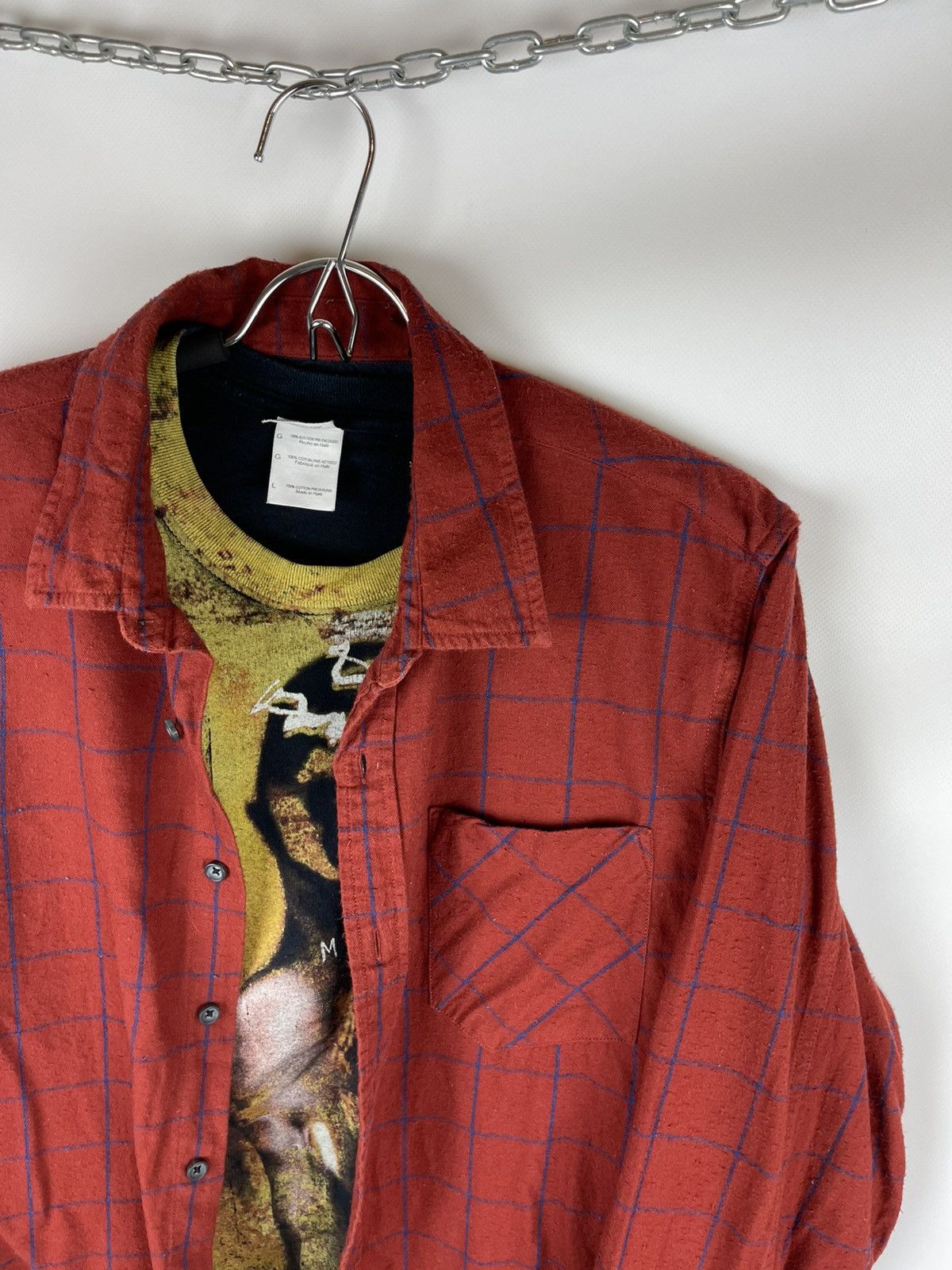 Flannel Nudie jeans Henry flannel check shirt travis Scott style Size US L / EU 52-54 / 3 - 3 Thumbnail