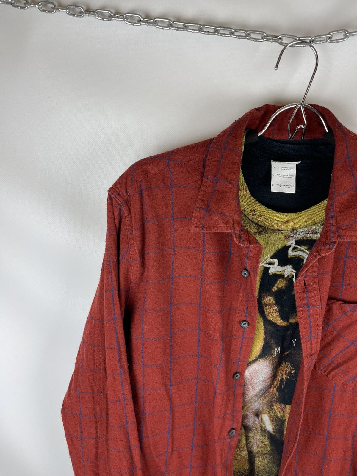 Flannel Nudie jeans Henry flannel check shirt travis Scott style Size US L / EU 52-54 / 3 - 2 Thumbnail