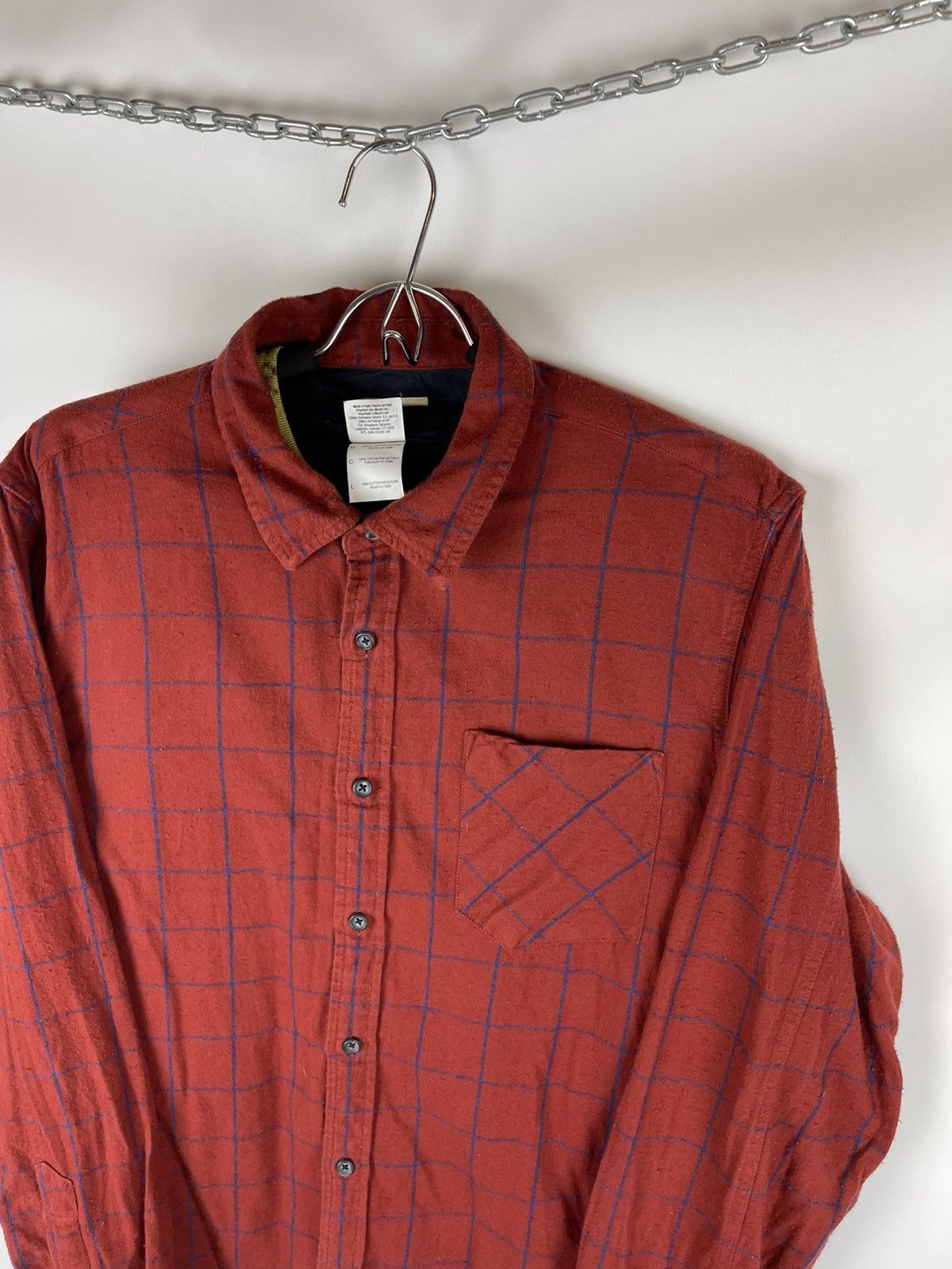 Flannel Nudie jeans Henry flannel check shirt travis Scott style Size US L / EU 52-54 / 3 - 11 Thumbnail