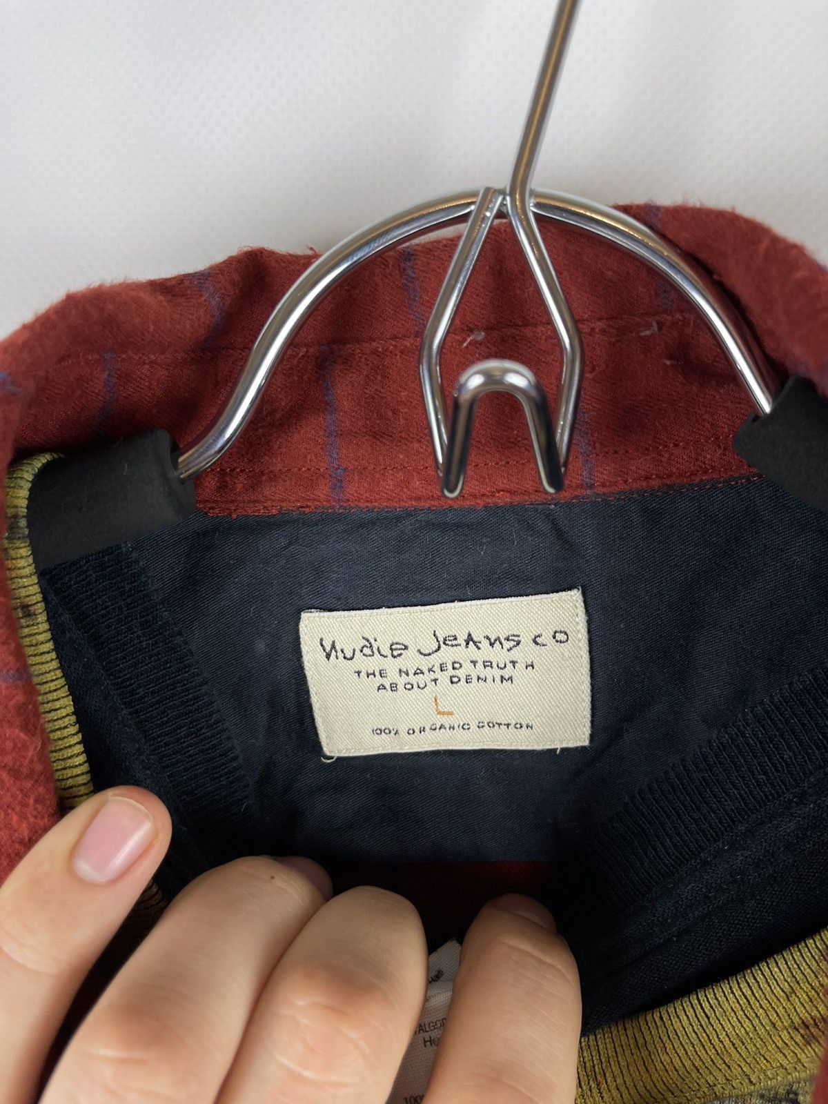 Flannel Nudie jeans Henry flannel check shirt travis Scott style Size US L / EU 52-54 / 3 - 8 Thumbnail