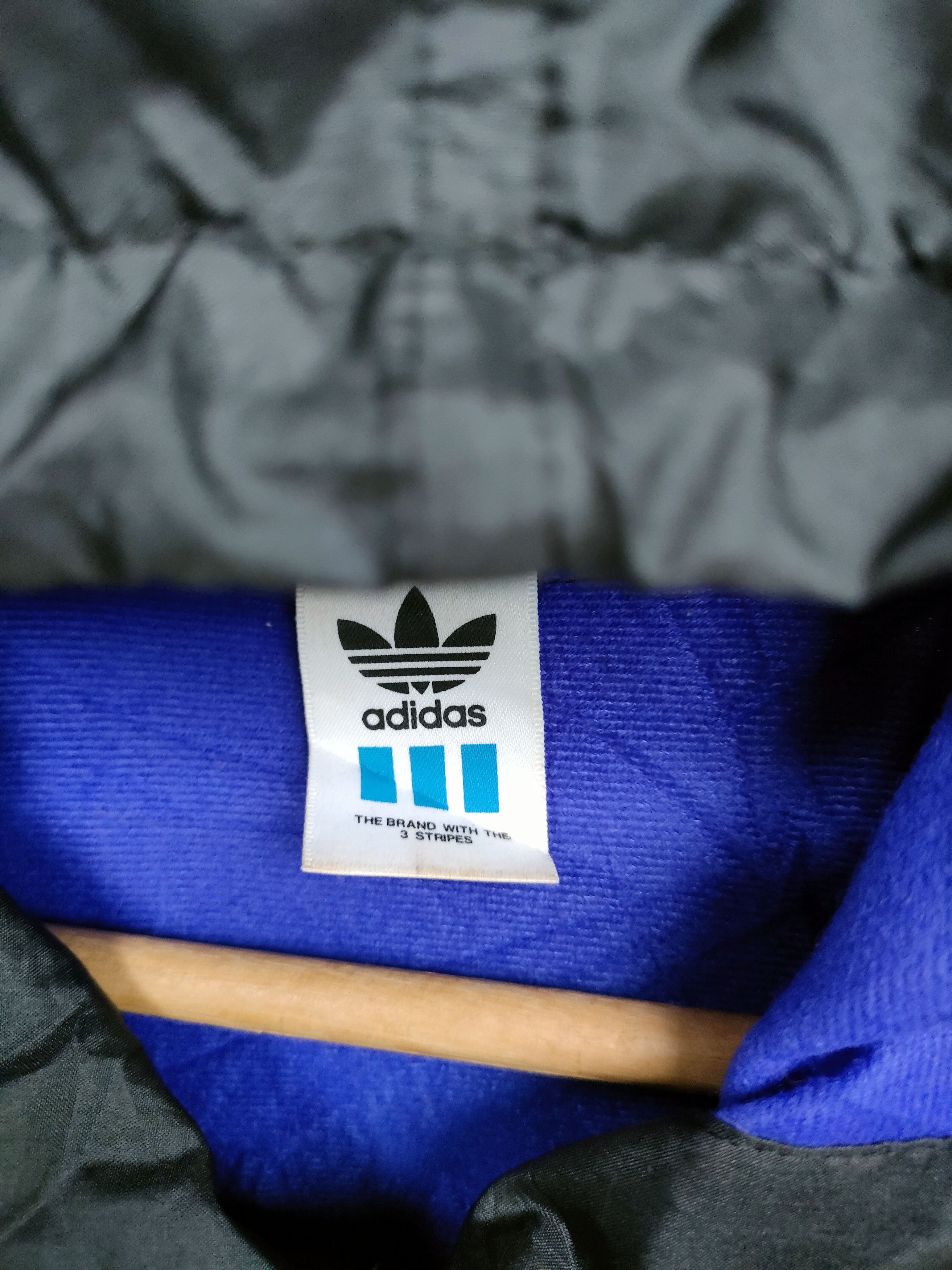 Adidas × Vintage Vintage Distressed Adidas Big Logo Winbreaker Size US XL / EU 56 / 4 - 8 Thumbnail