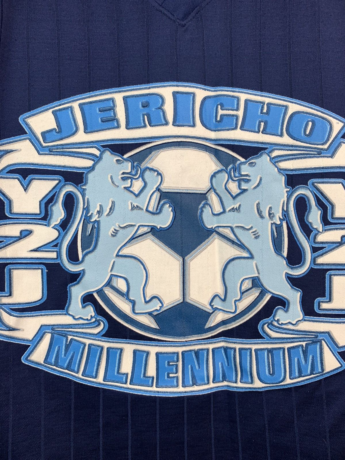 Vintage Vintage 1999 Y2J Chris Jericho WWE WWF Black T Shirt Size US L / EU 52-54 / 3 - 5 Thumbnail