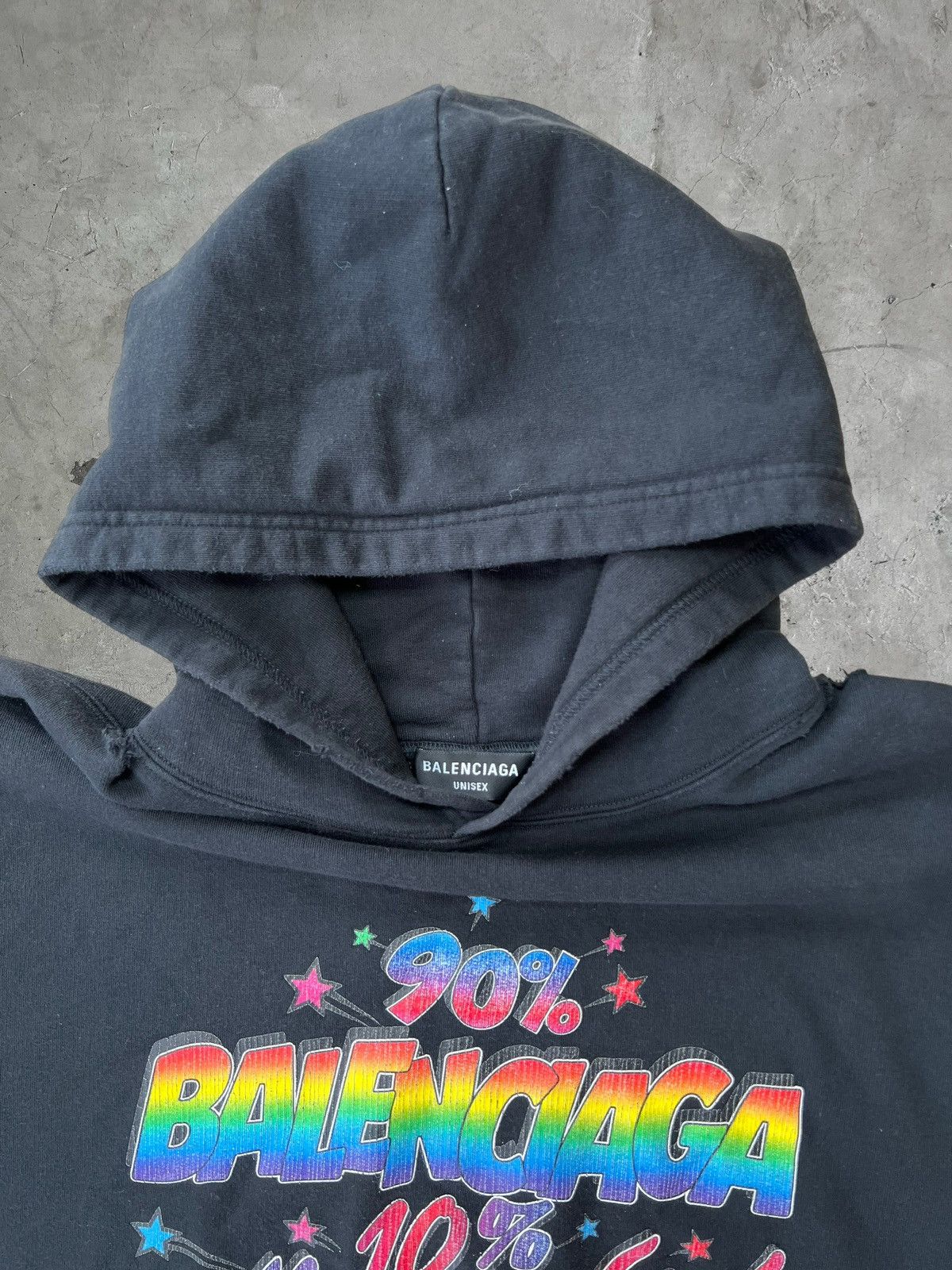 Balenciaga Balenciaga 90/10 Wide Fit Hoodie Size US XL / EU 56 / 4 - 8 Thumbnail