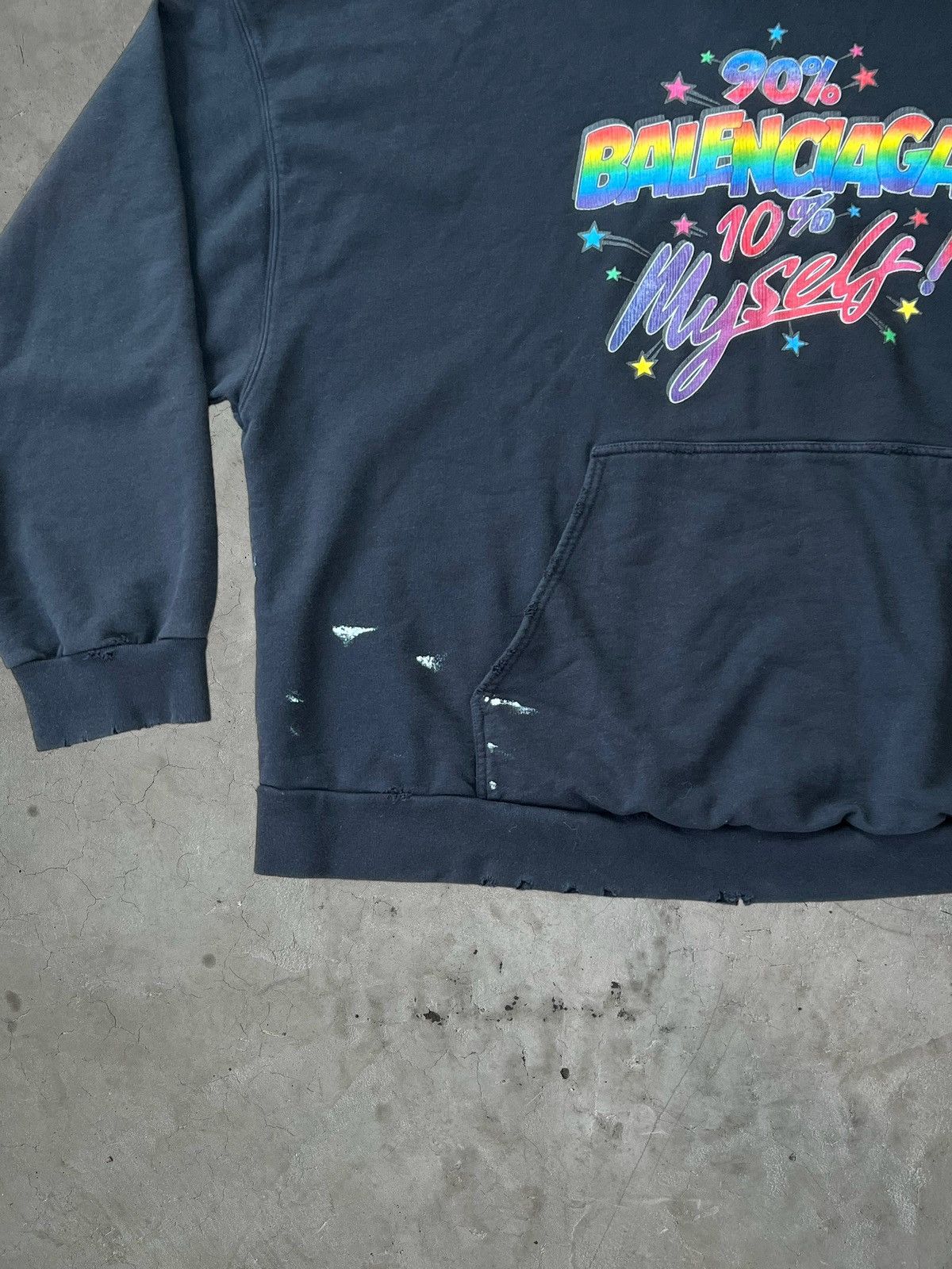 Balenciaga Balenciaga 90/10 Wide Fit Hoodie Size US XL / EU 56 / 4 - 4 Thumbnail