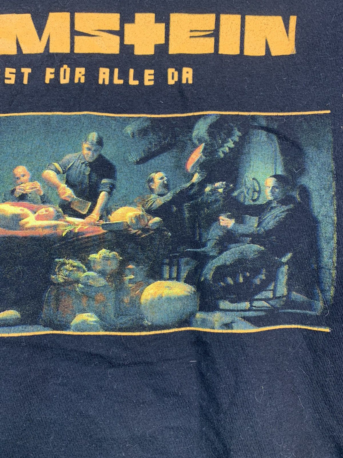 Band Tees Vintage Rammstein Liebe Ist Fur Alle Da Black Band T-Shirt Size US L / EU 52-54 / 3 - 3 Thumbnail