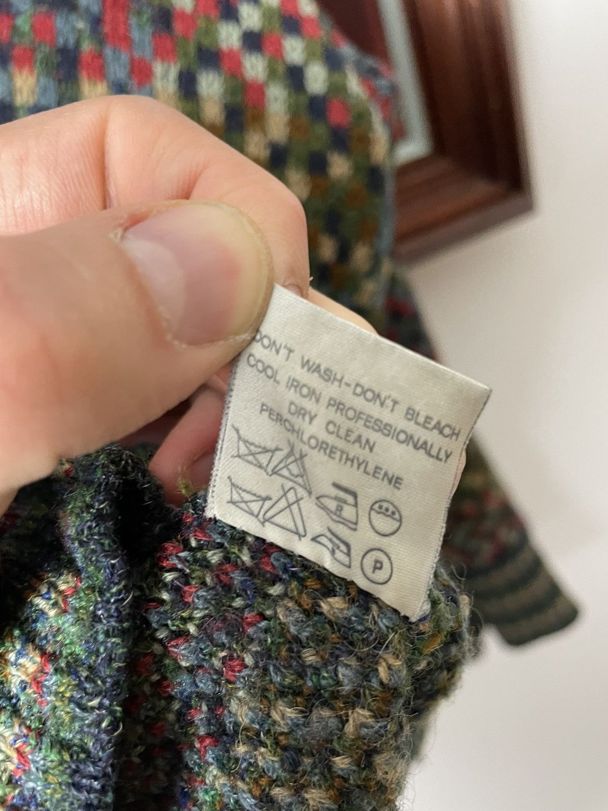 Missoni Missoni Rare Sweater Knitted Wool Lana Patchwork Multicolor Size US L / EU 52-54 / 3 - 7 Thumbnail