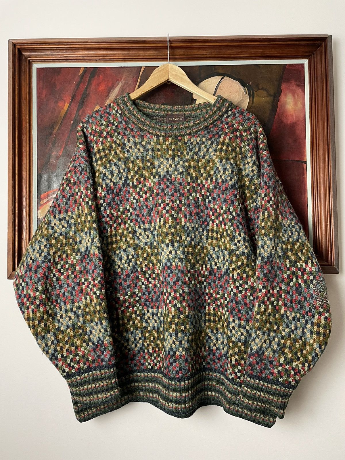 Missoni Missoni Rare Sweater Knitted Wool Lana Patchwork Multicolor Size US L / EU 52-54 / 3 - 1 Thumbnail