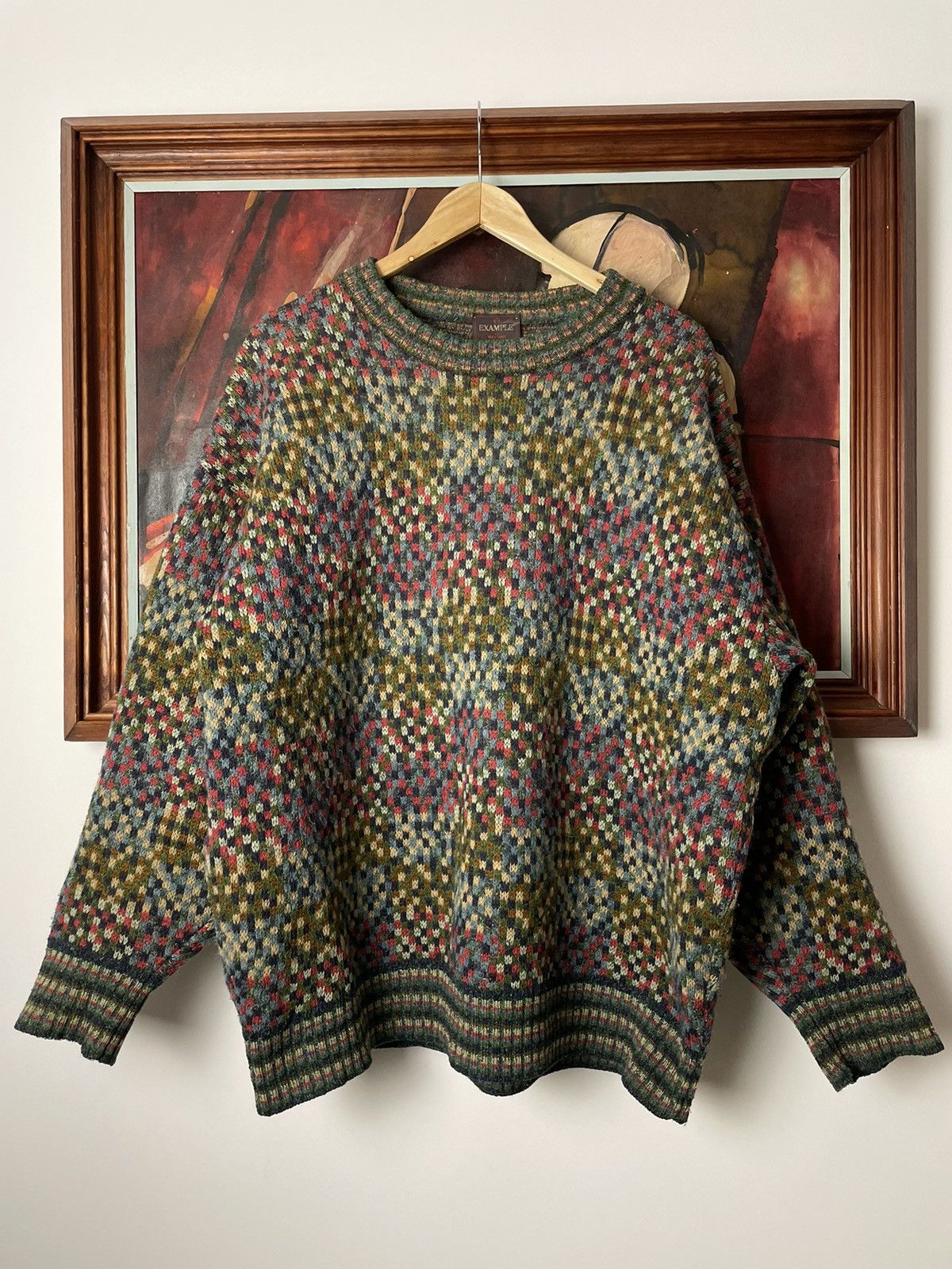 Missoni Missoni Rare Sweater Knitted Wool Lana Patchwork Multicolor Size US L / EU 52-54 / 3 - 2 Thumbnail