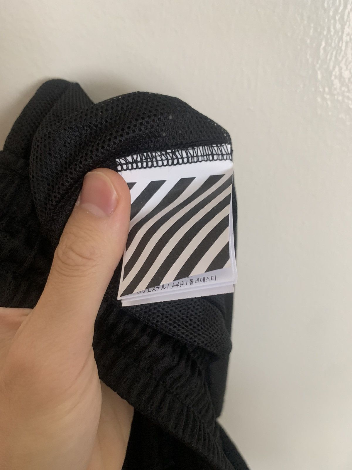 Off-White New w/ Tags Off-White Caravaggio Mesh Shorts Black Size US 30 / EU 46 - 6 Thumbnail