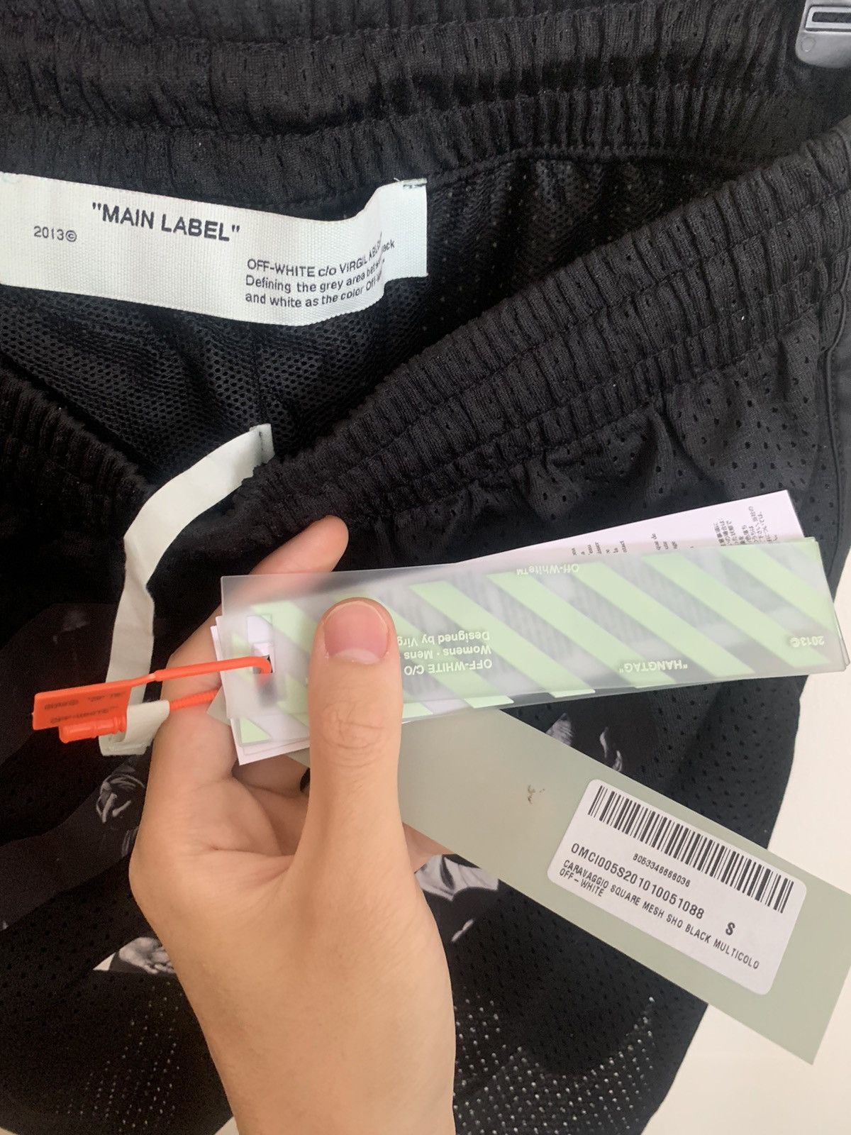 Off-White New w/ Tags Off-White Caravaggio Mesh Shorts Black Size US 30 / EU 46 - 5 Thumbnail