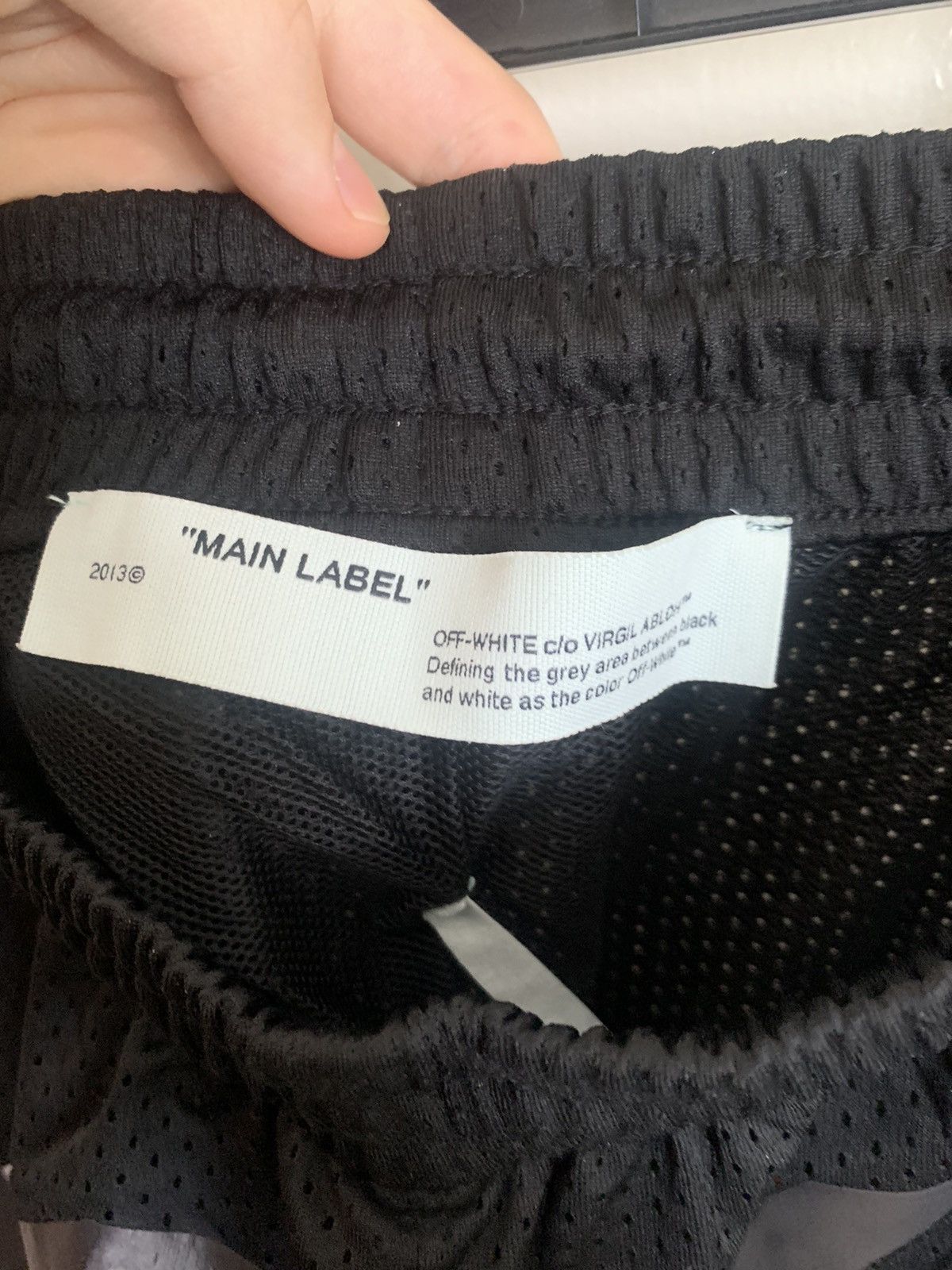 Off-White New w/ Tags Off-White Caravaggio Mesh Shorts Black Size US 30 / EU 46 - 4 Thumbnail