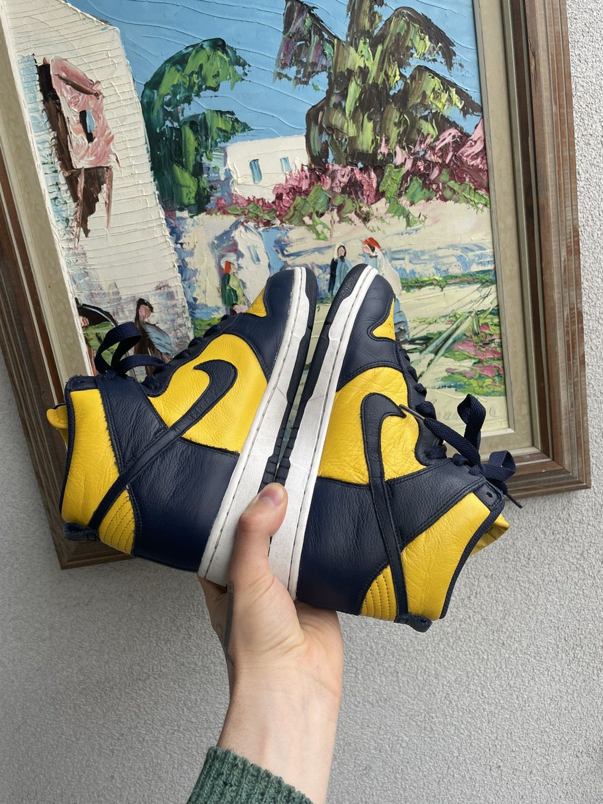 Nike Nike Dunk High Michigan 2016 GS 39eu Sneakers Hype Rare Size US 8 / EU 41 - 3 Thumbnail