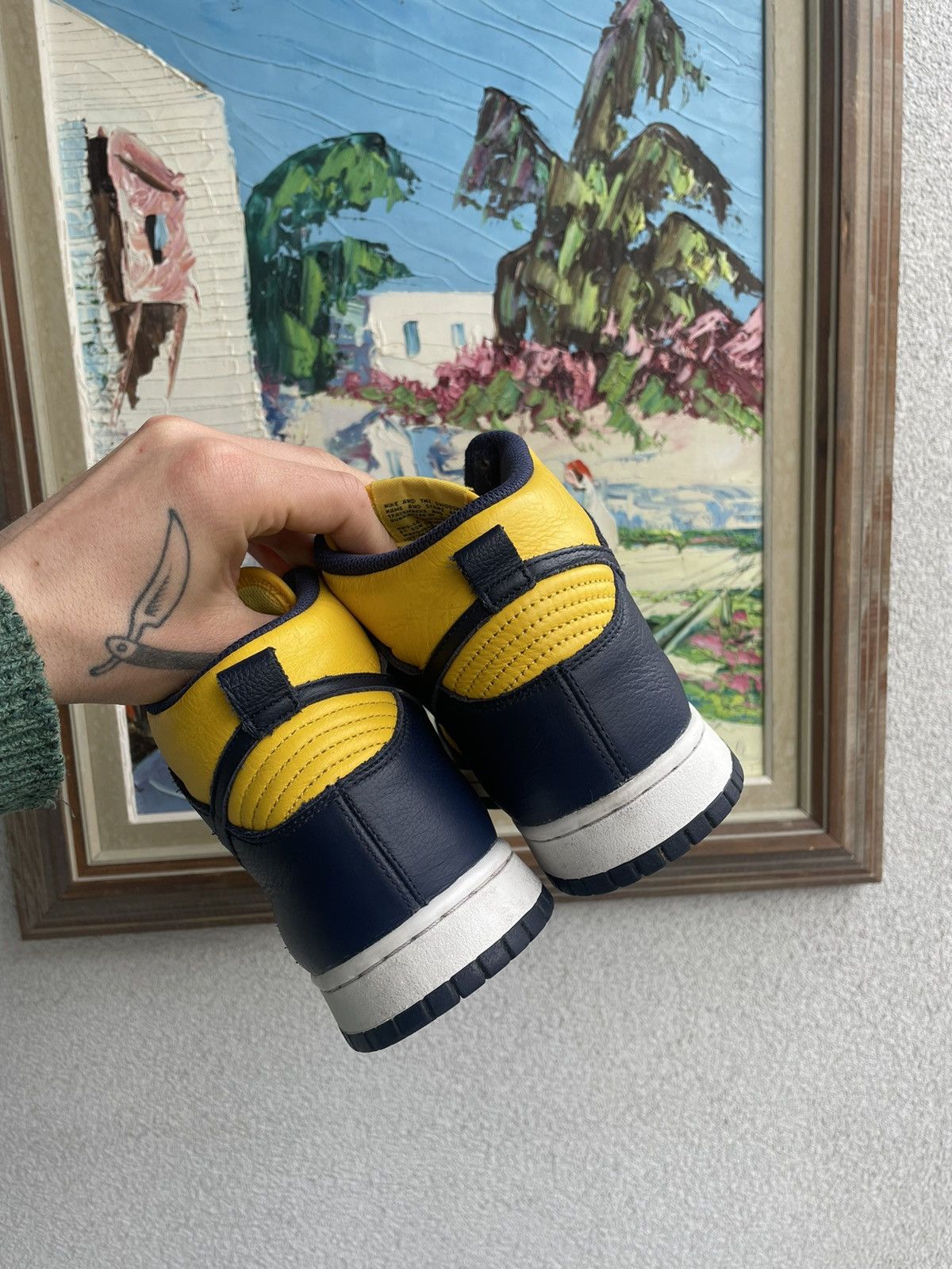 Nike Nike Dunk High Michigan 2016 GS 39eu Sneakers Hype Rare Size US 8 / EU 41 - 4 Thumbnail