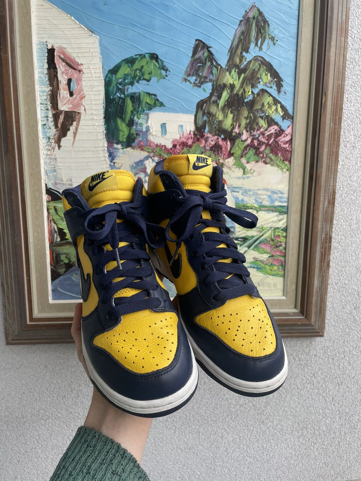 Nike Nike Dunk High Michigan 2016 GS 39eu Sneakers Hype Rare Size US 8 / EU 41 - 2 Thumbnail
