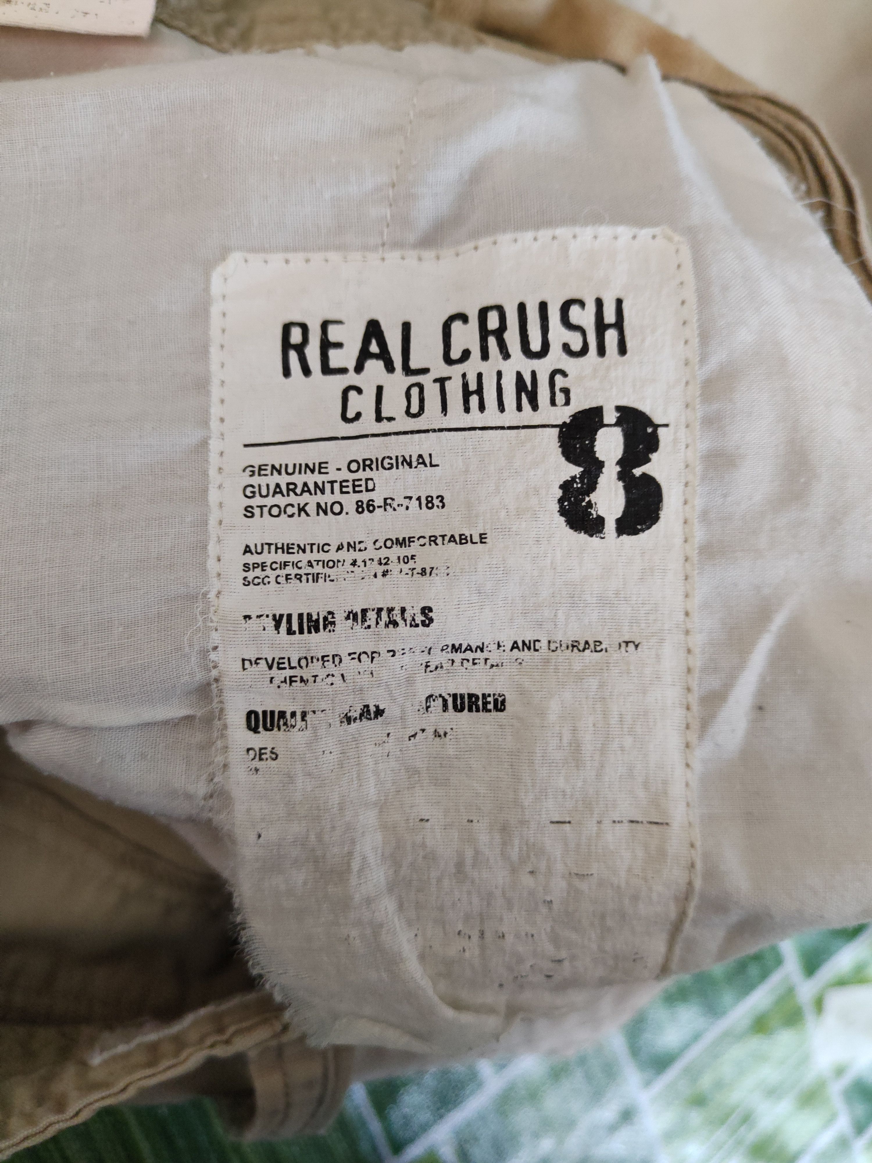 Grailed Real Crush Beige Multi Pocket Tactical Cargo Pants #S604 Size US 31 - 15 Thumbnail