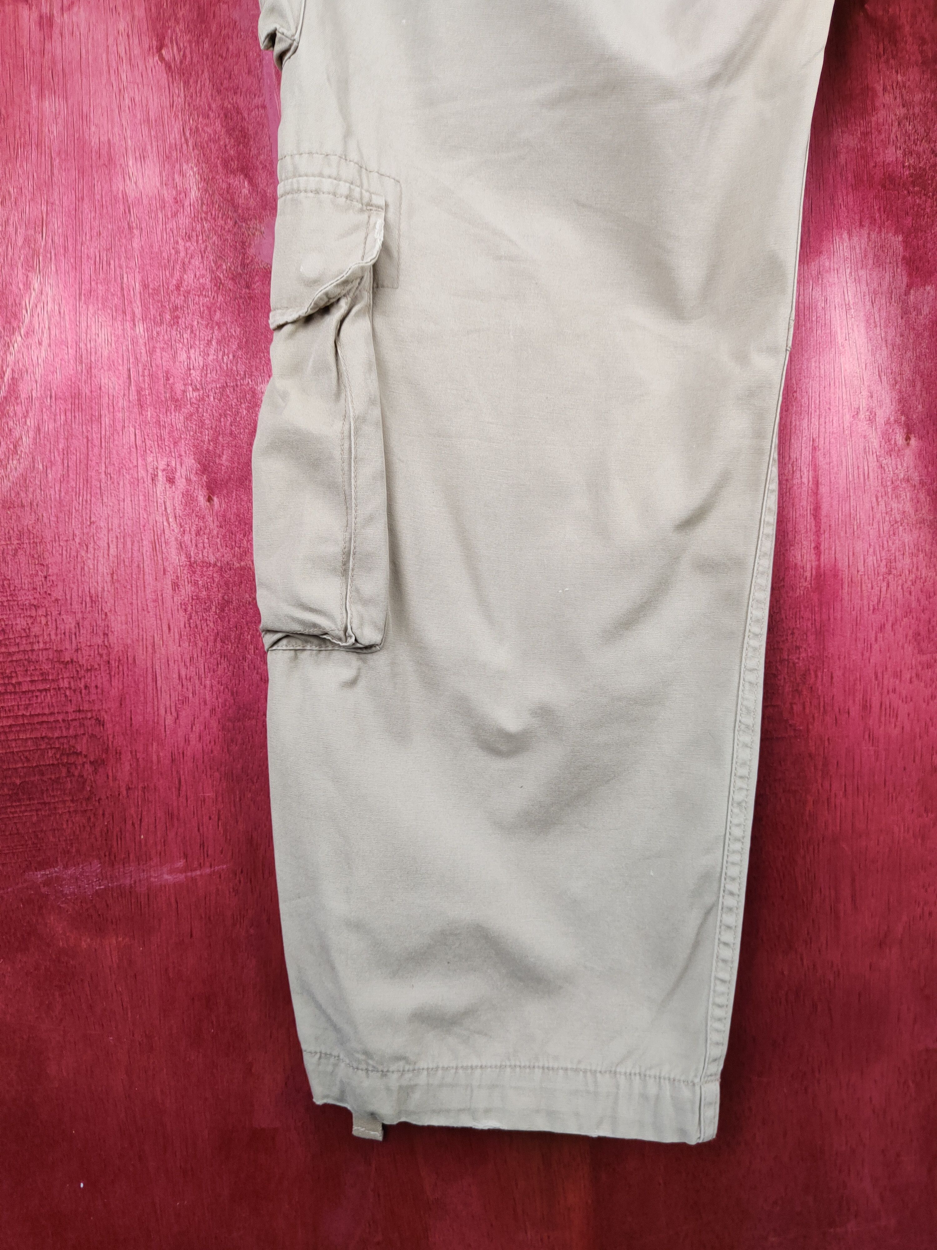 Grailed Real Crush Beige Multi Pocket Tactical Cargo Pants #S604 Size US 31 - 10 Thumbnail