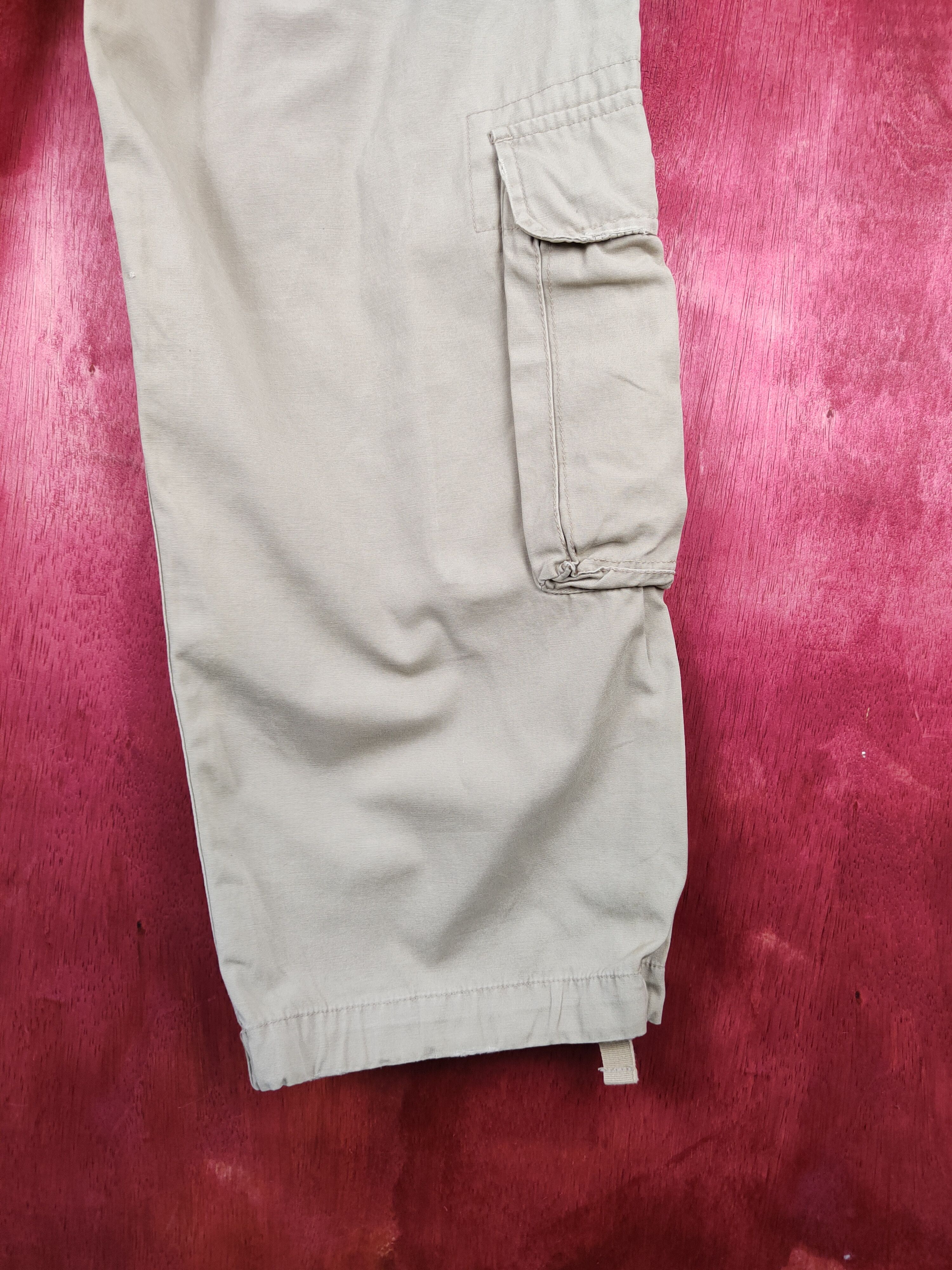 Grailed Real Crush Beige Multi Pocket Tactical Cargo Pants #S604 Size US 31 - 12 Thumbnail