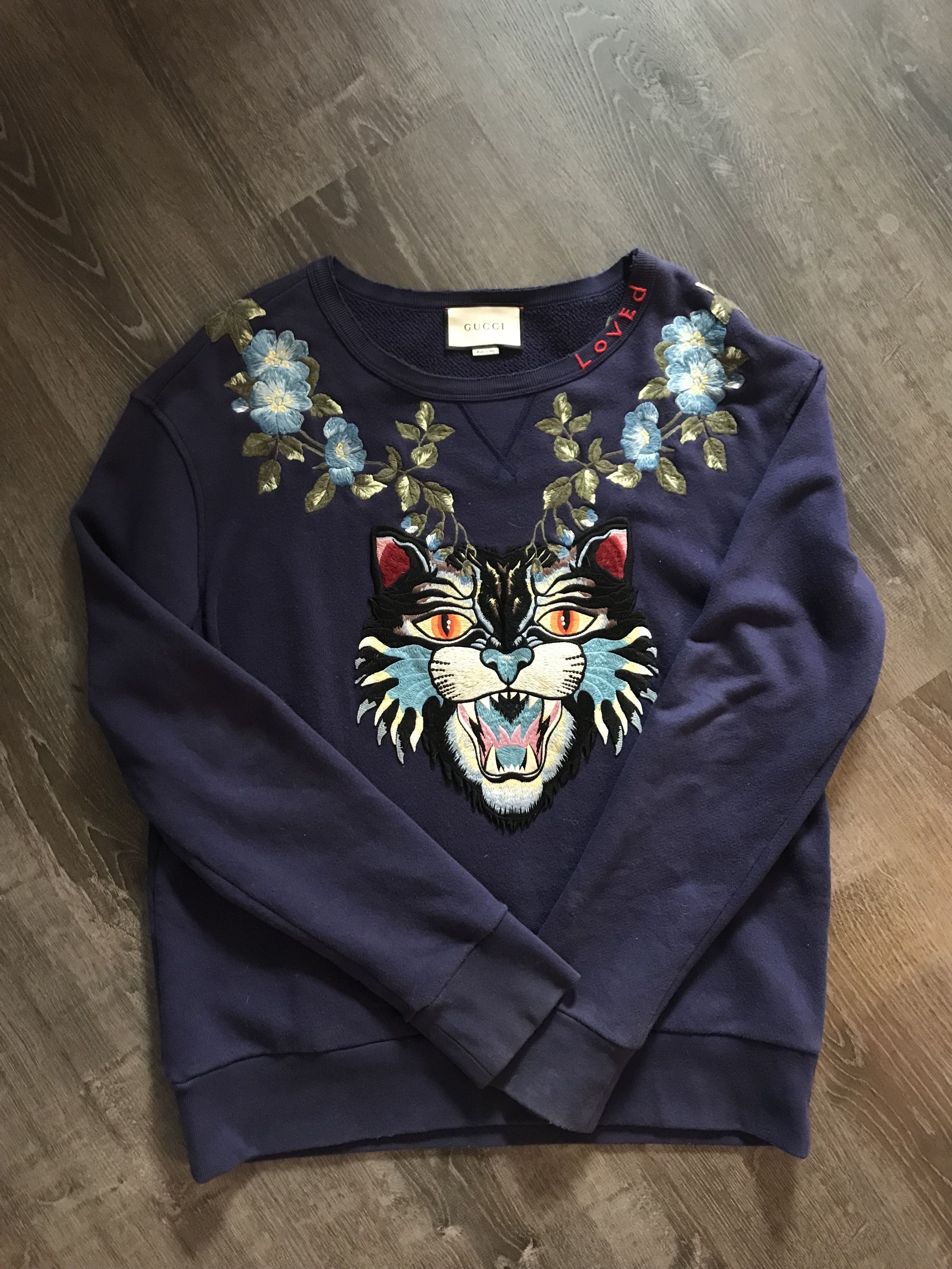 Gucci angry hotsell cat sweater