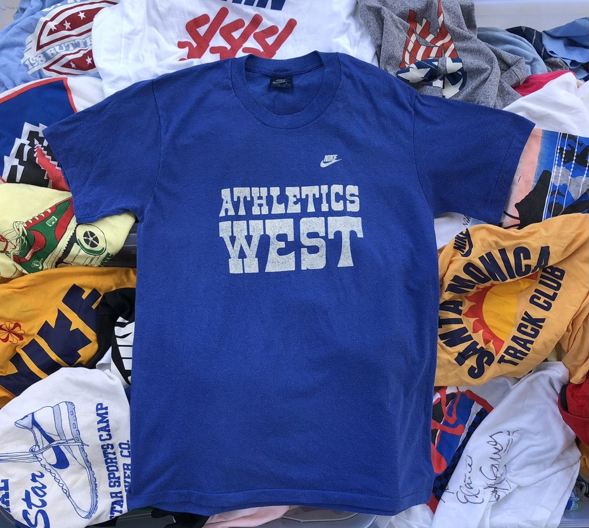 Nike × Rare × Vintage ?RARE?Vintage 80s Nike Blue Tag Athletics 