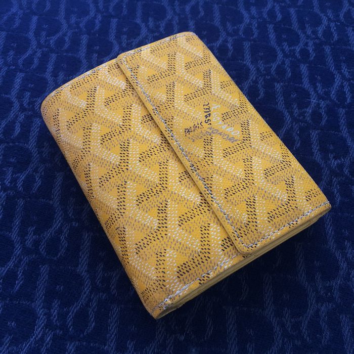 Goyard Orange Bi Fold Wallet