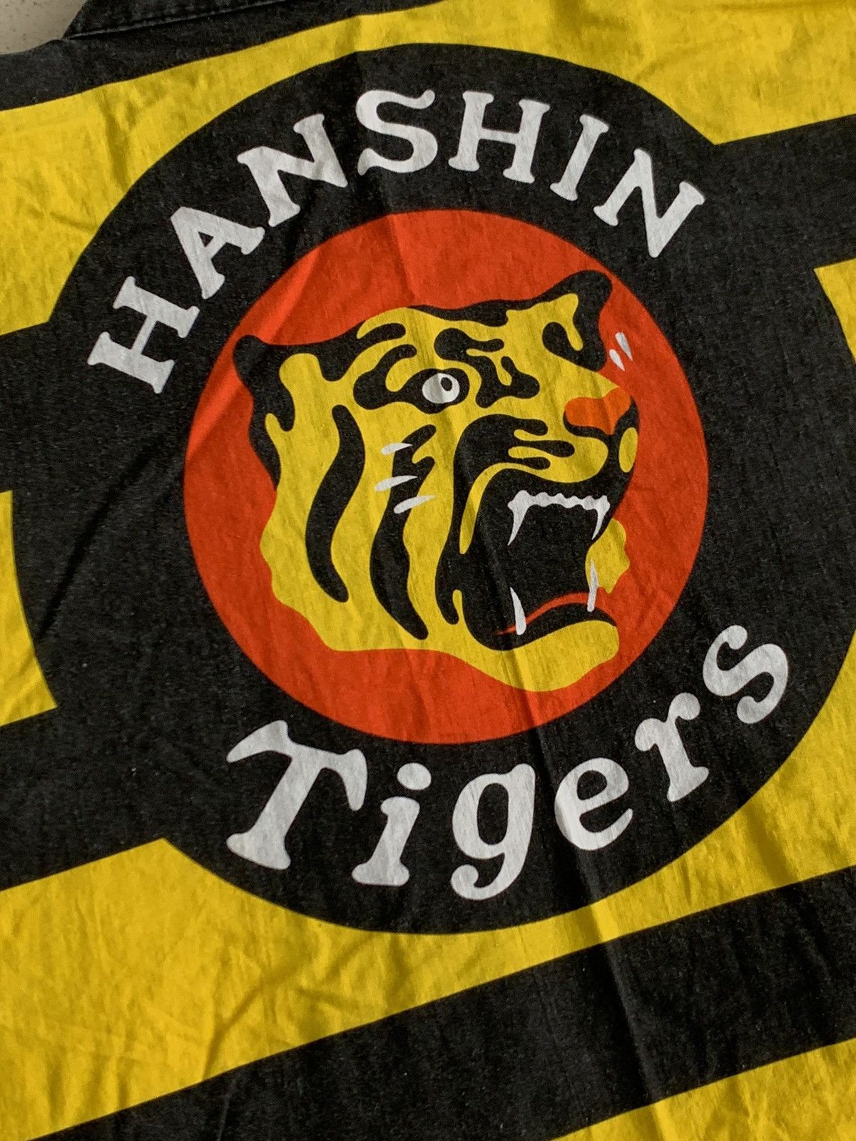 Japanese Brand Hanshin Tigers Baseball Striped Kimono Japan Style Jacket Size US M / EU 48-50 / 2 - 5 Thumbnail