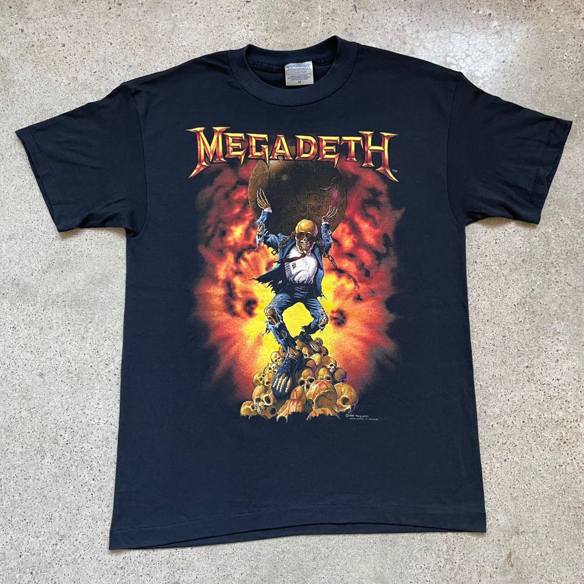 Brockum Vintage Megadeth Megadeath Cage Original Tour Tee