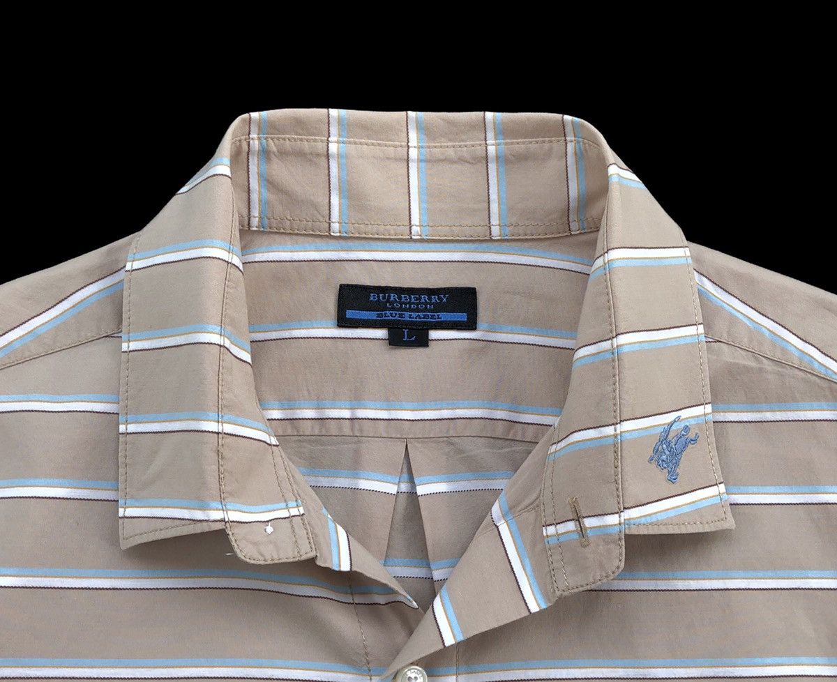 Burberry Authentic Burberry London Blue Label Men’s Stripe Shirt Size US M / EU 48-50 / 2 - 4 Thumbnail