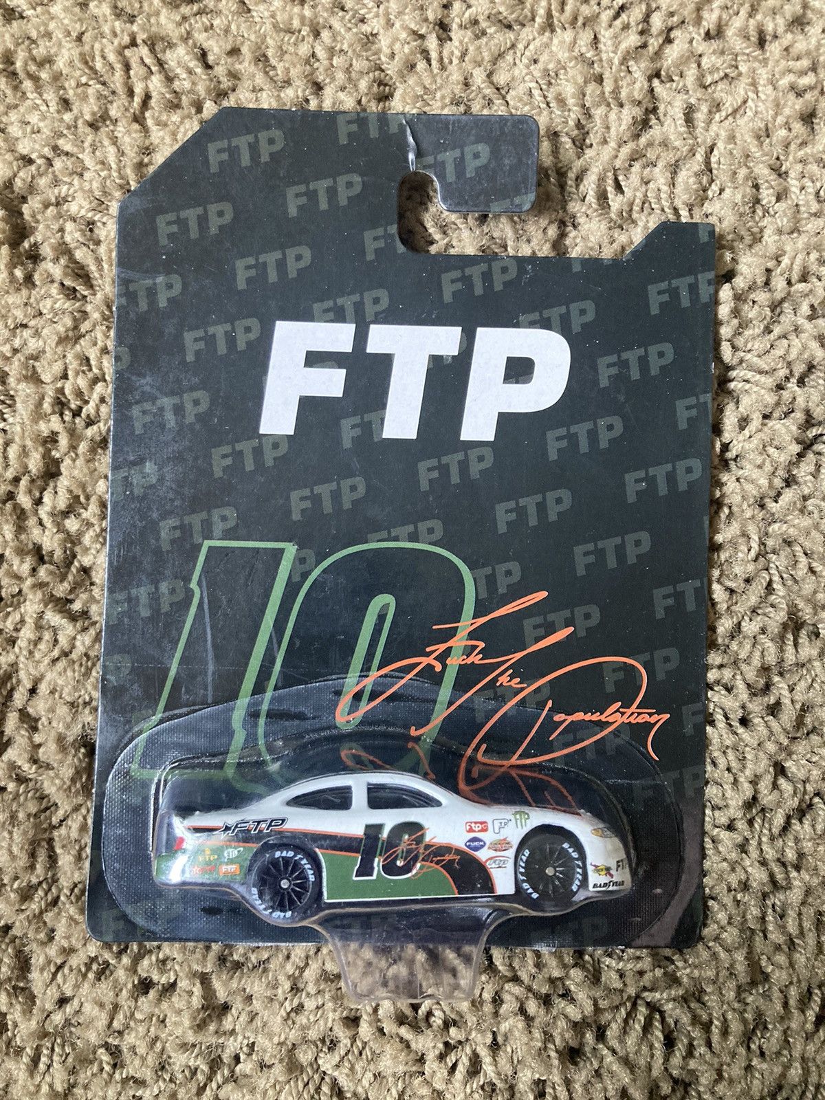 Fuck The Population FTP Race Car White Size ONE SIZE - 1 Thumbnail