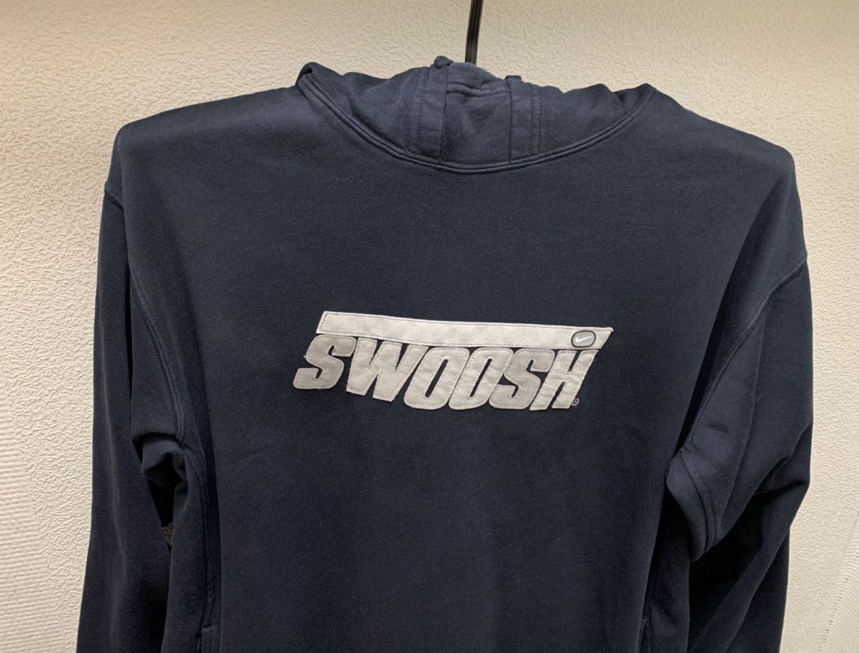 Nike × Vintage Nike swoosh vintage big logo hoodie L sz 1990th 2000th Size US L / EU 52-54 / 3 - 3 Thumbnail