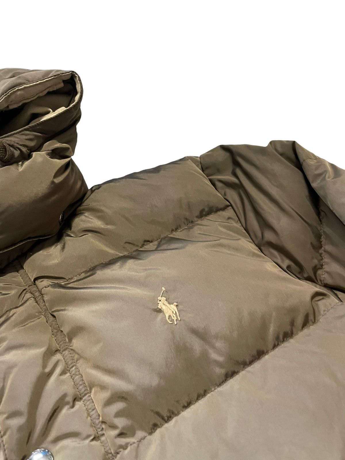 Polo Ralph Lauren Vintage Polo Ralph Lauren Puffer down jacket brown y2k Size US M / EU 48-50 / 2 - 2 Thumbnail