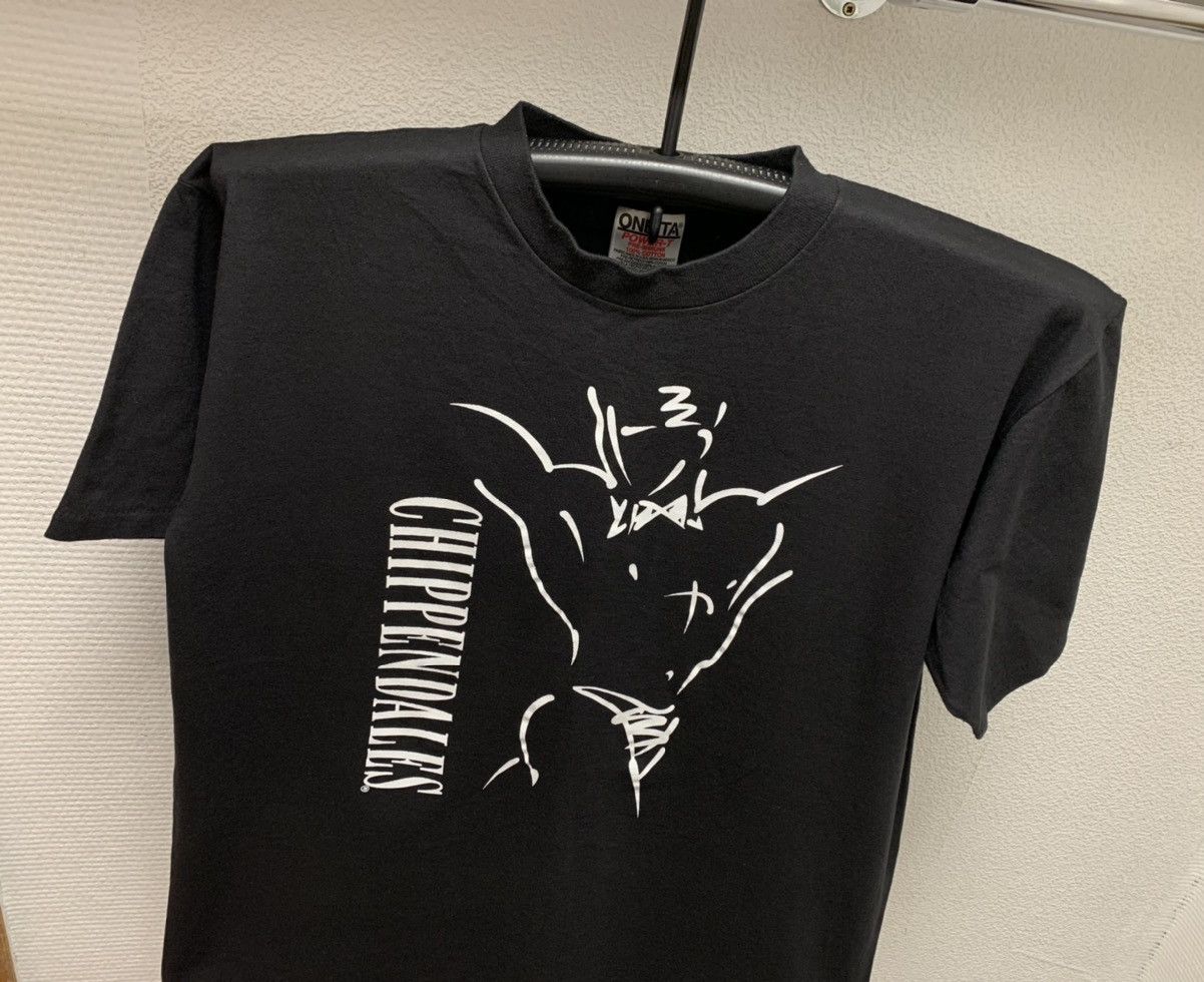 Playboy Chippendales playboy vintage made in Usa 1990 t-shirt Single Size US L / EU 52-54 / 3 - 2 Thumbnail