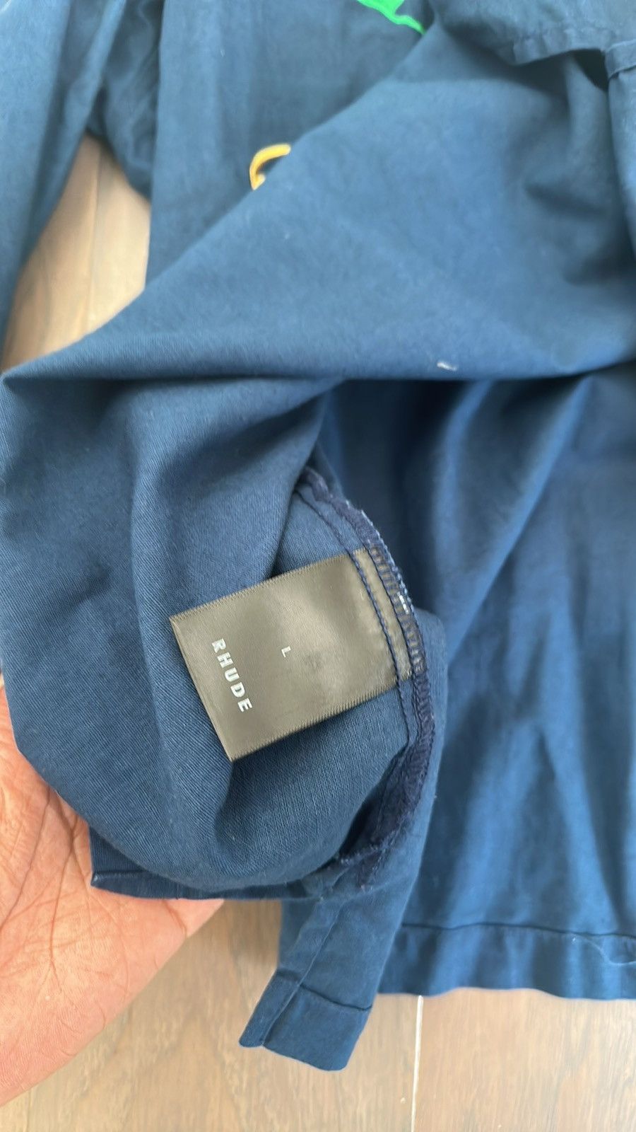 Rhude Rhude Blue Linen Shirt Size US L / EU 52-54 / 3 - 3 Thumbnail